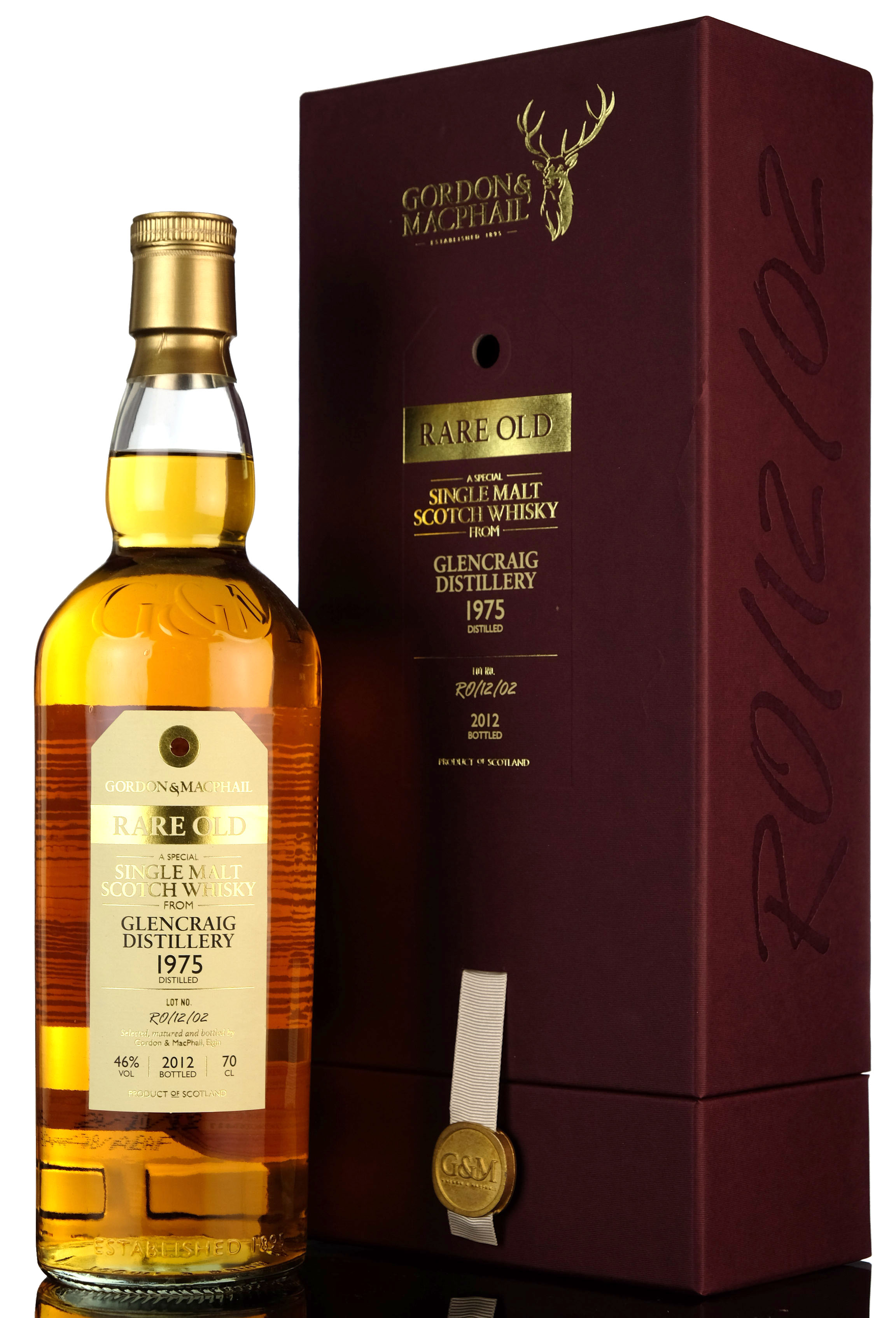 Glencraig 1975-2012 - Rare Old - Gordon & MacPhail - RO/12/02