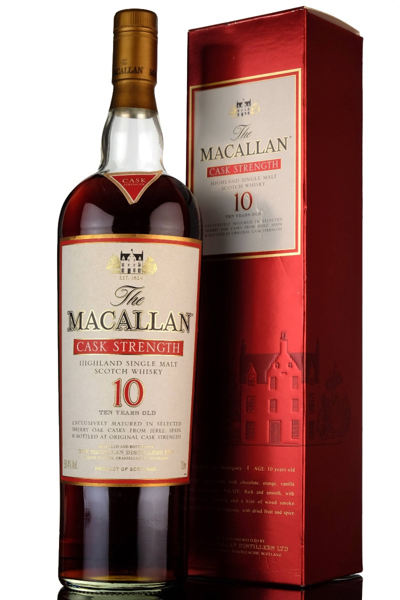 Macallan 10 Year Old - Cask Strength - 1 Litre