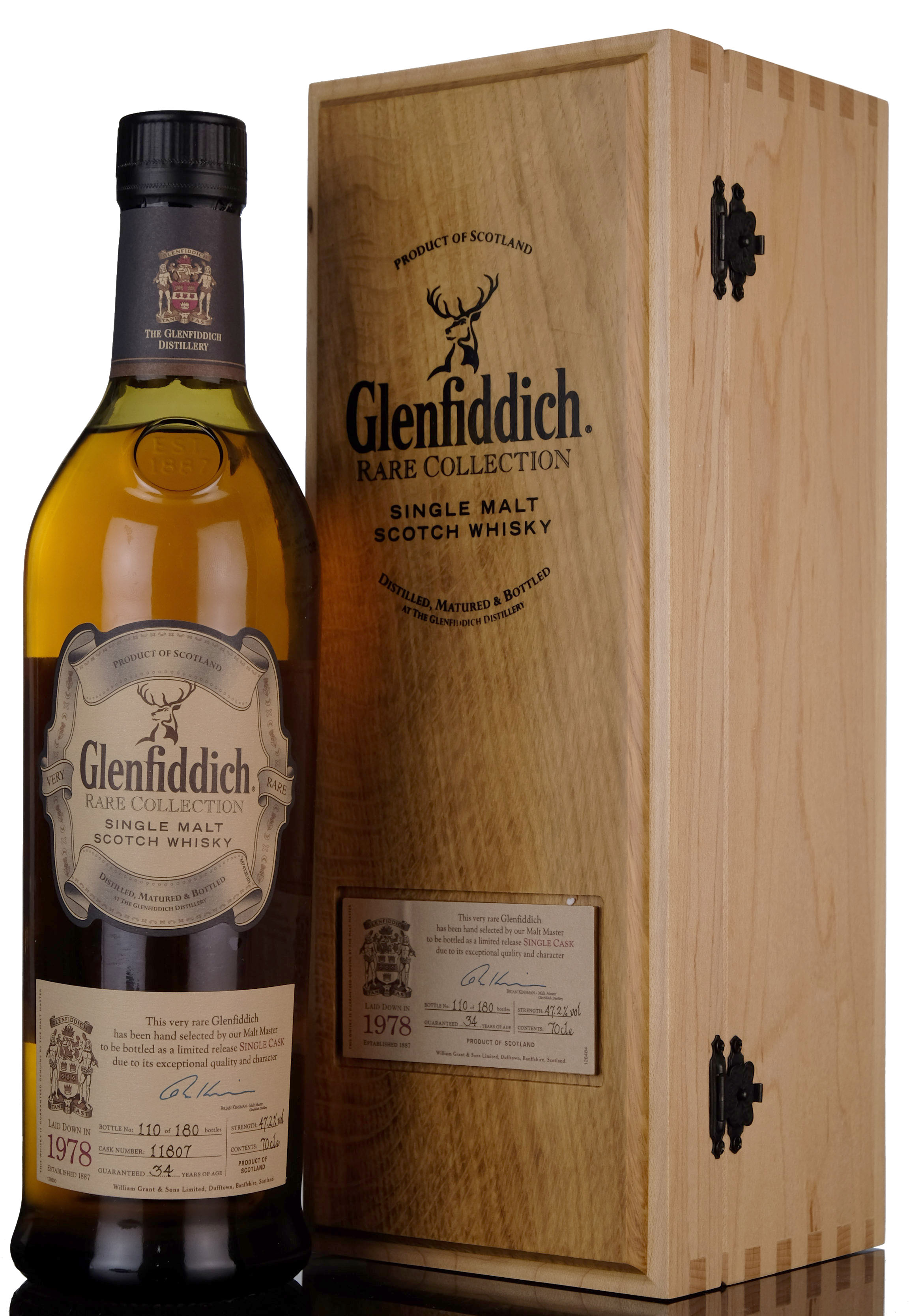 Glenfiddich 1978 - 34 Year Old - Vintage Reserve - Single Cask 11807