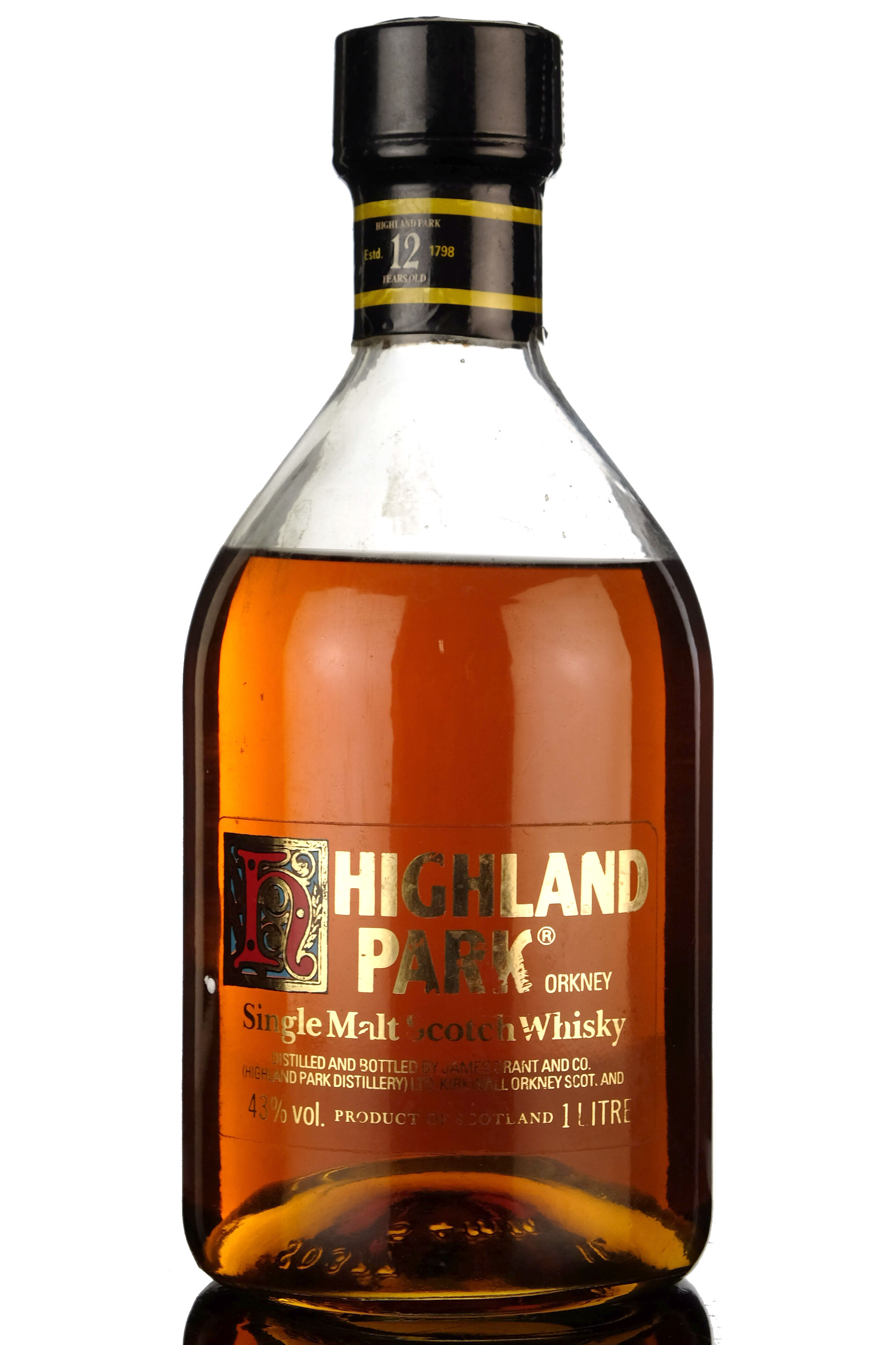 Highland Park 12 Year Old - 1980s - 1 Litre