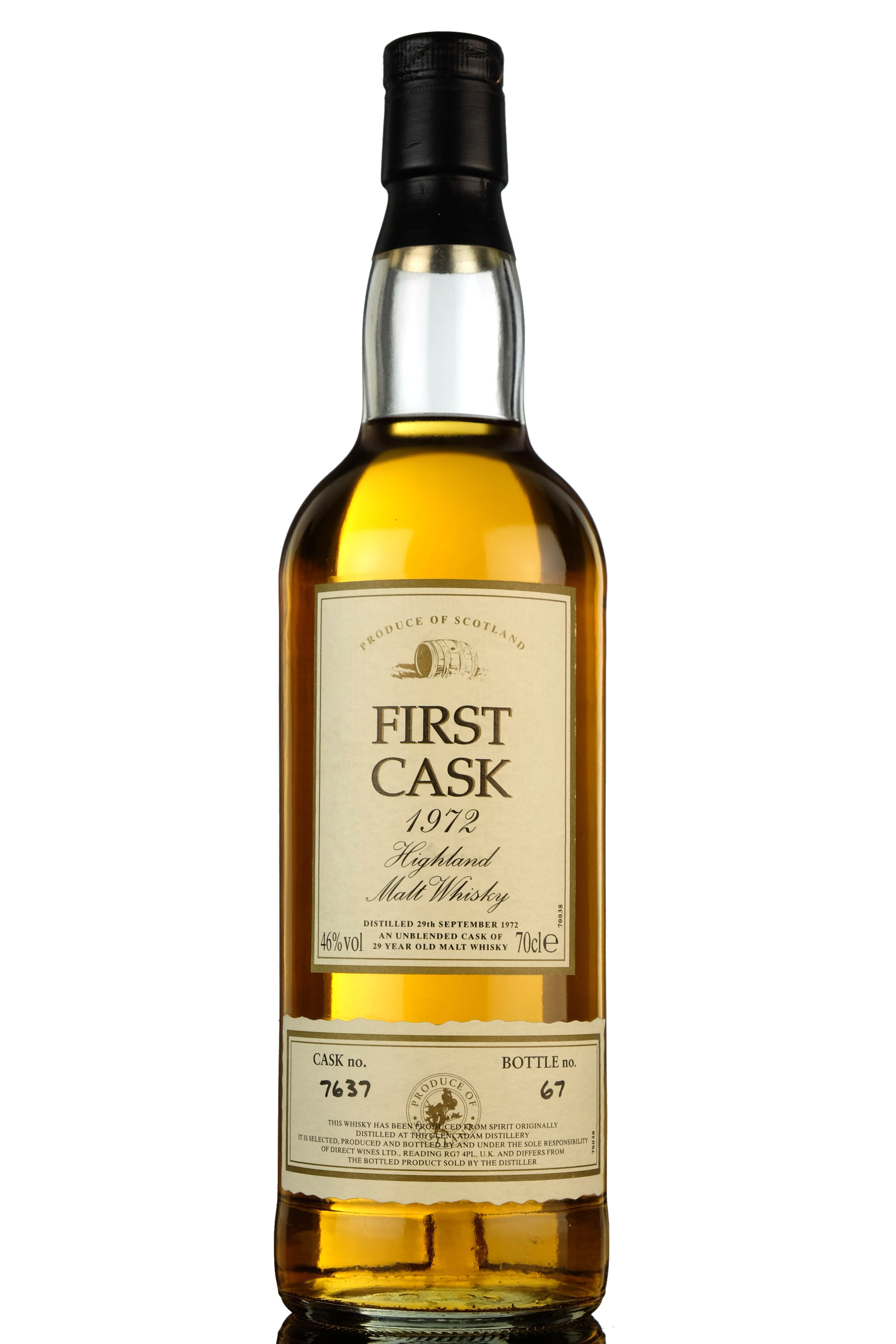 Glencadam 1972 - 29 Year Old - First Cask