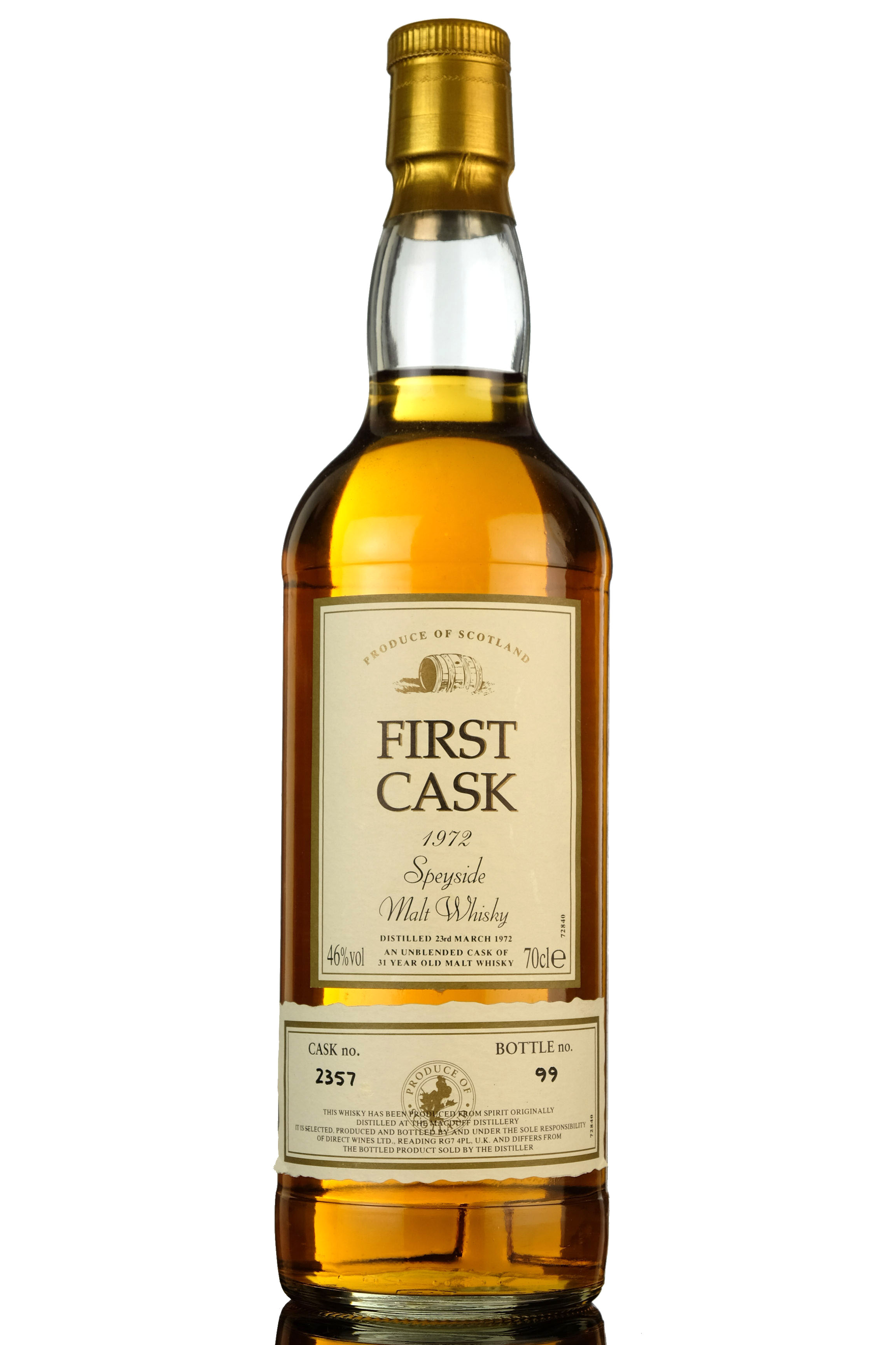 Macduff 1972 - 31 Year Old - First Cask 2357