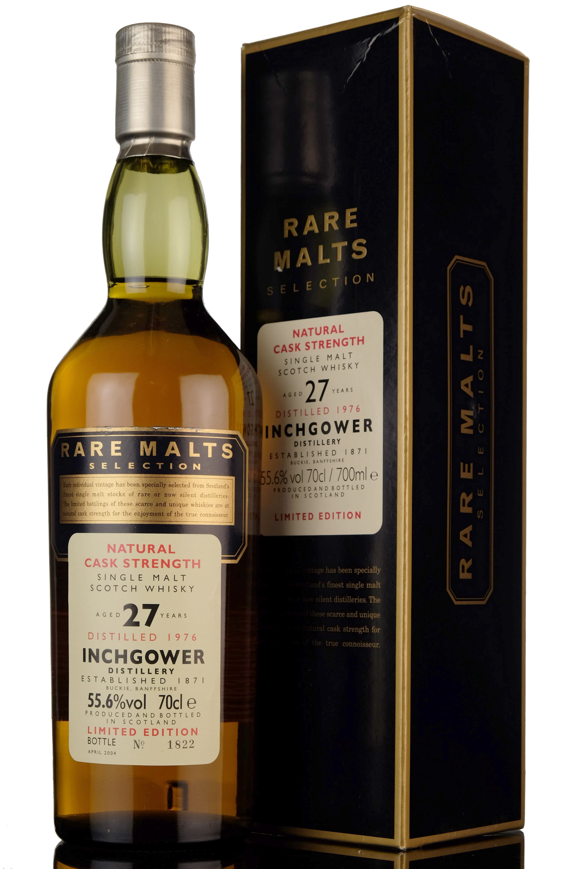 Inchgower 1976-2004 - 27 Year Old - Rare Malts 55.6%