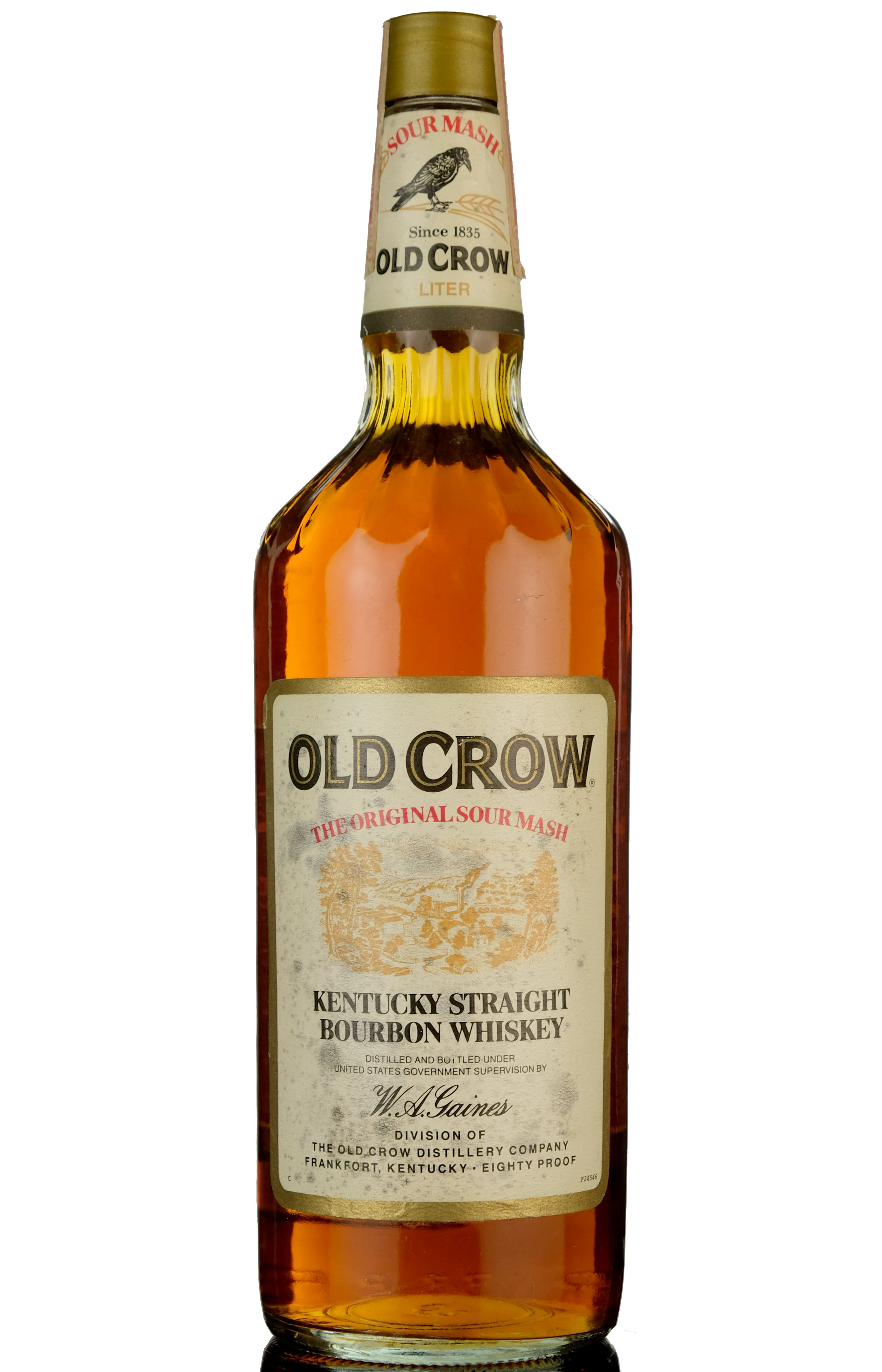 Old Crow Kentucky Straight Bourbon Whiskey - 1 Litre