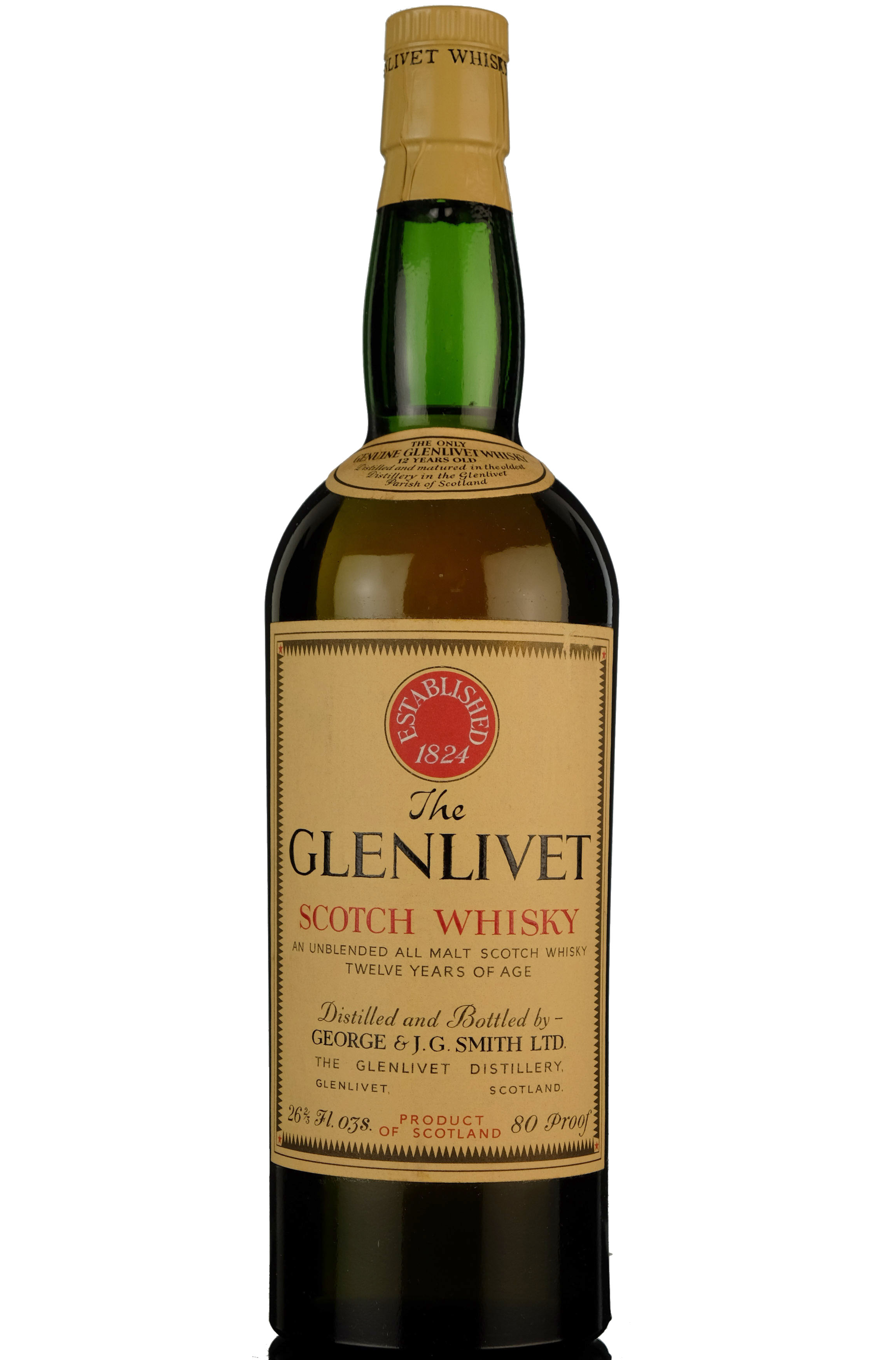 Glenlivet 12 Year Old - Late 1960s