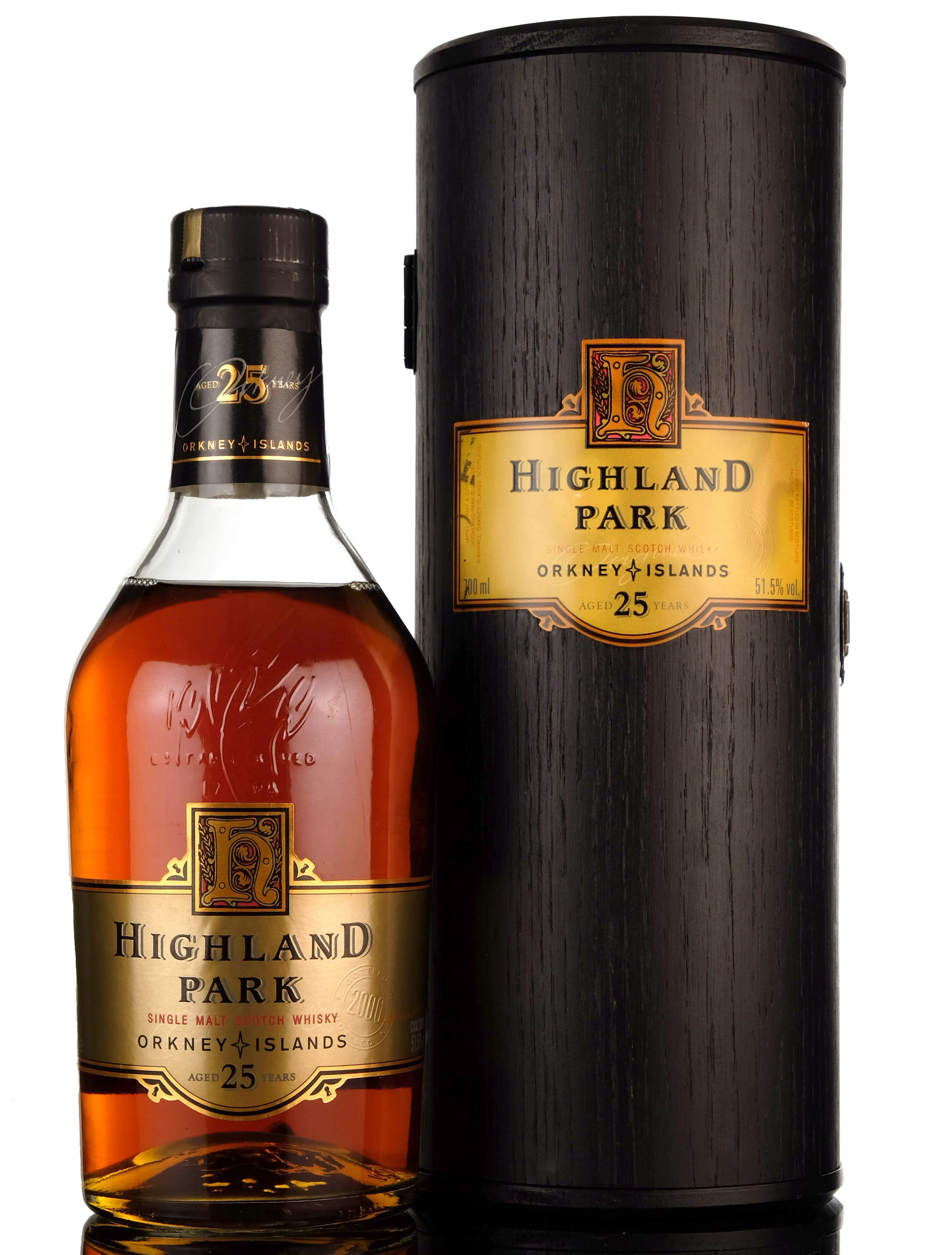 Highland Park 25 Year Old - Cask Strength 51.5% - 1990s