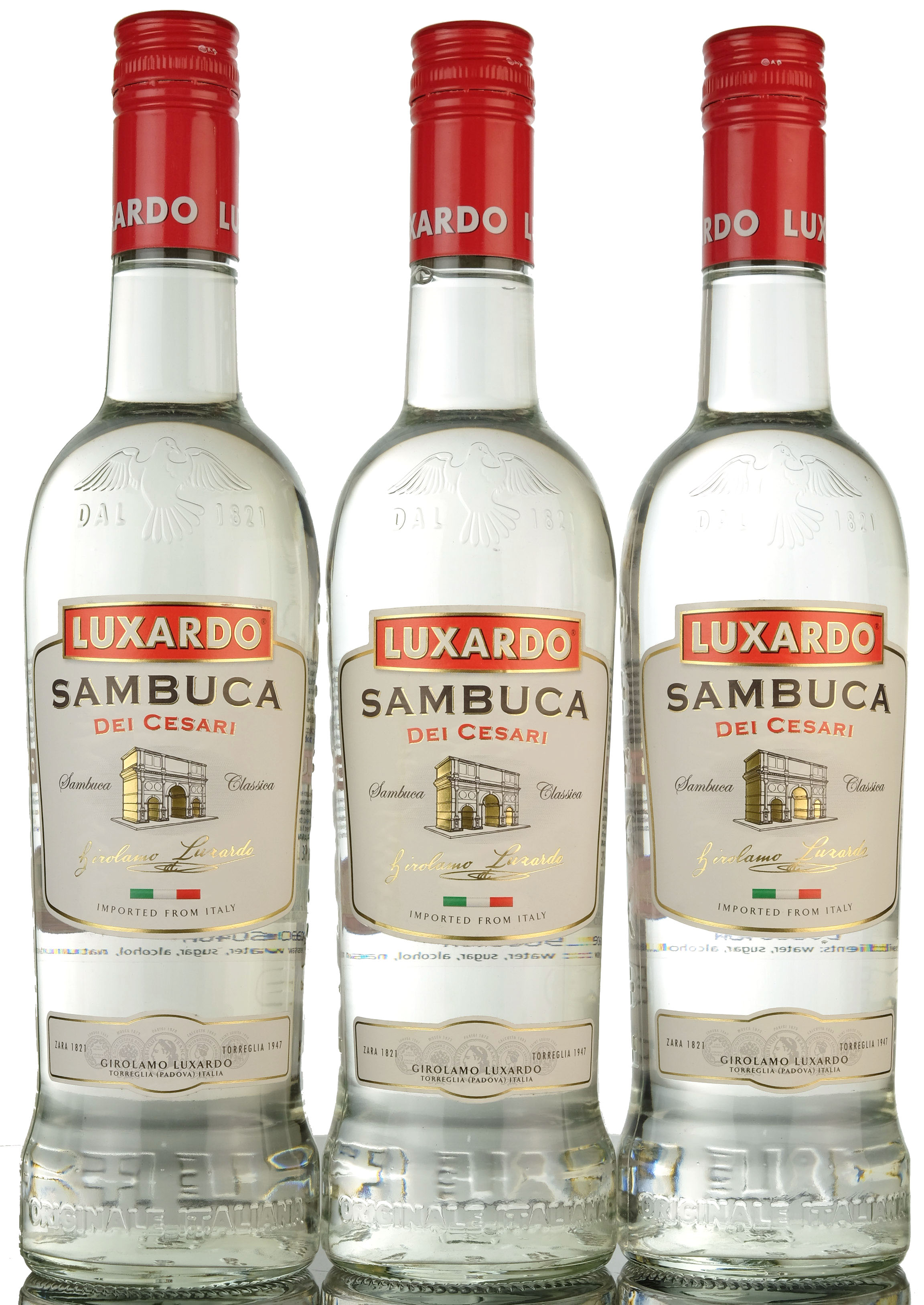 3 x Luxardo Sambuca