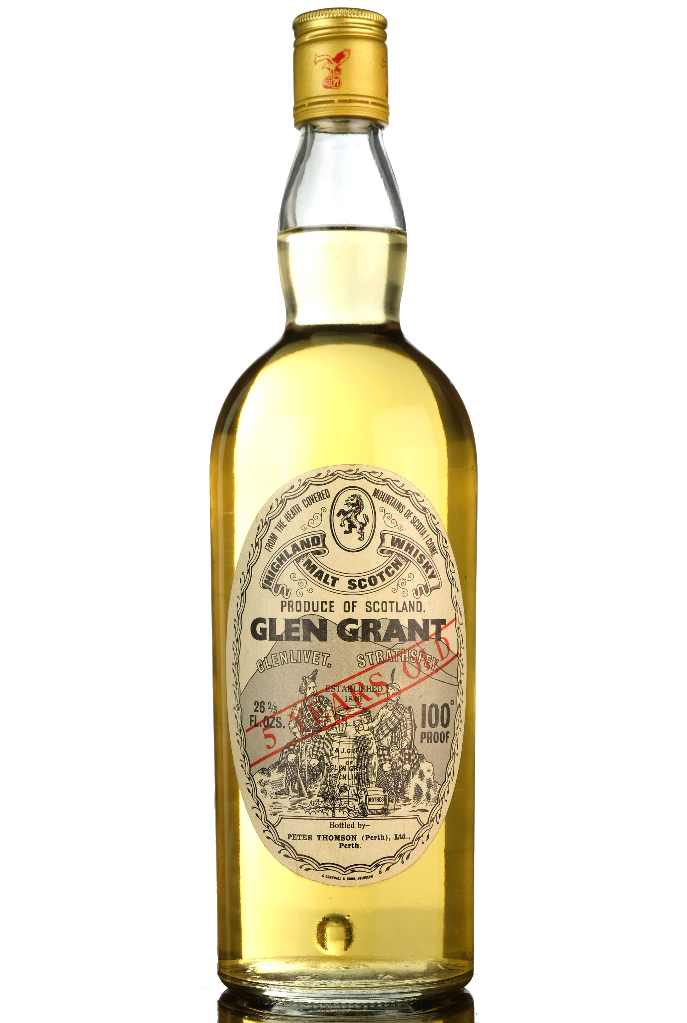 Glen Grant 5 Year Old - Peter Thomson - 100 Proof