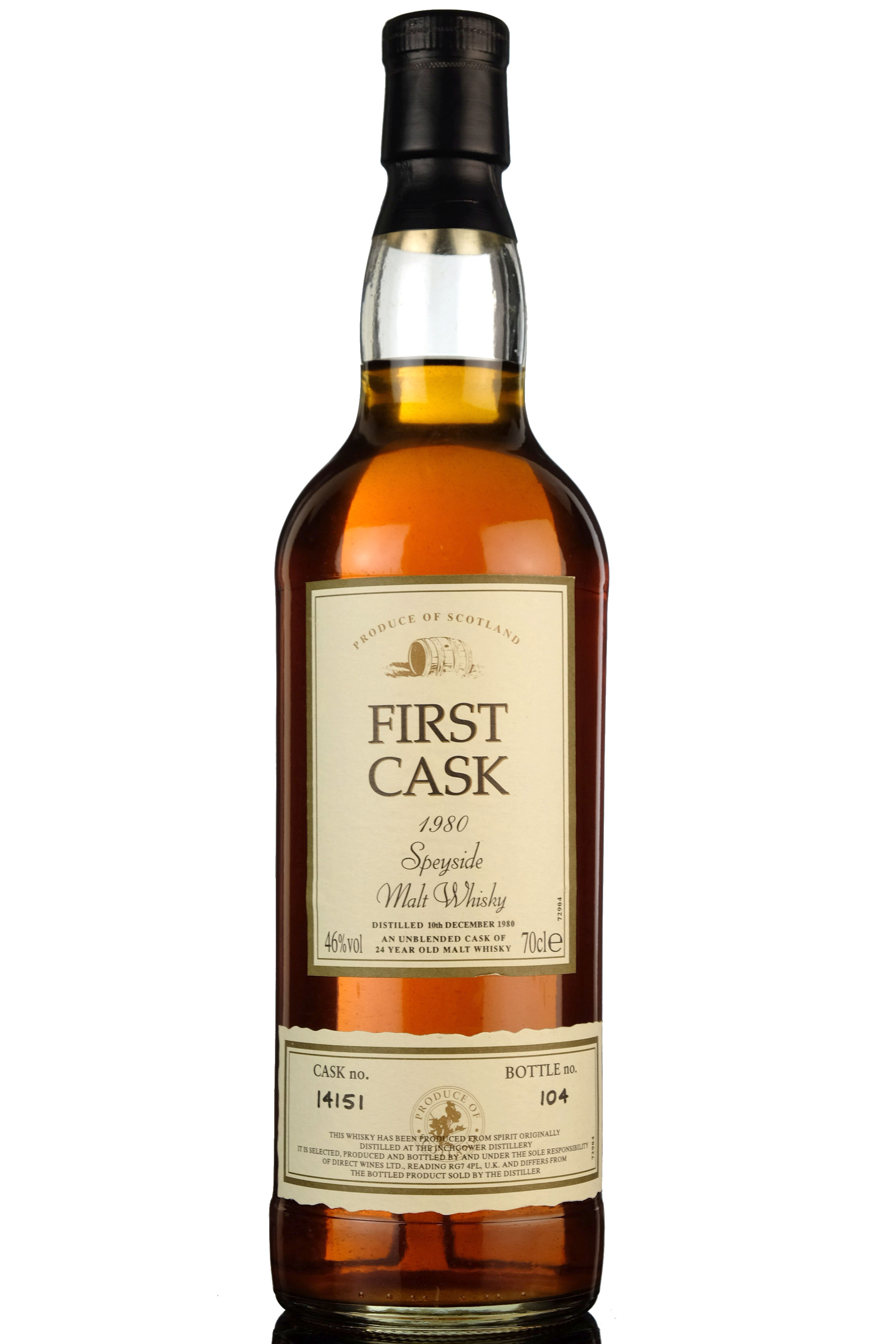 Inchgower 1980 - 24 Year Old - First Cask 14151