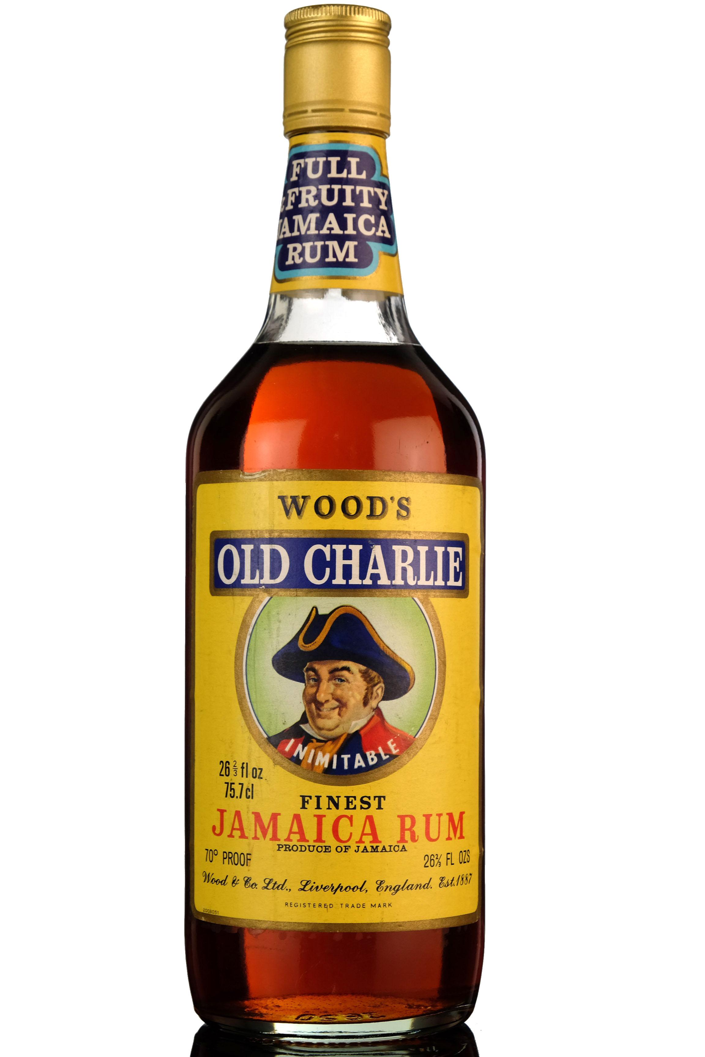 Old Charlie Jamaica Rum - Late 1970s