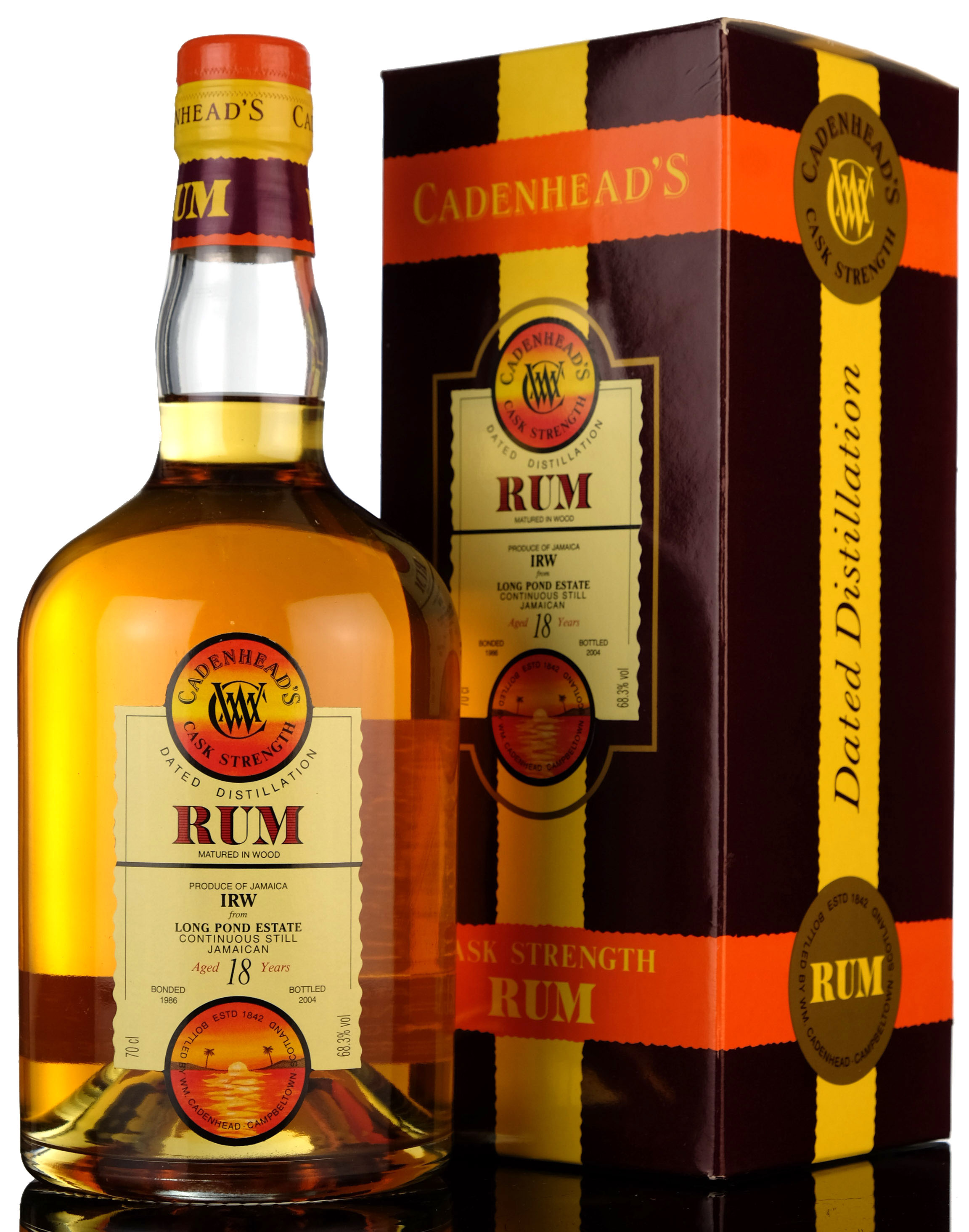 Long Pond Estate 1986-2004 - 18 Year Old - Cask Strength - Cadenheads Rum