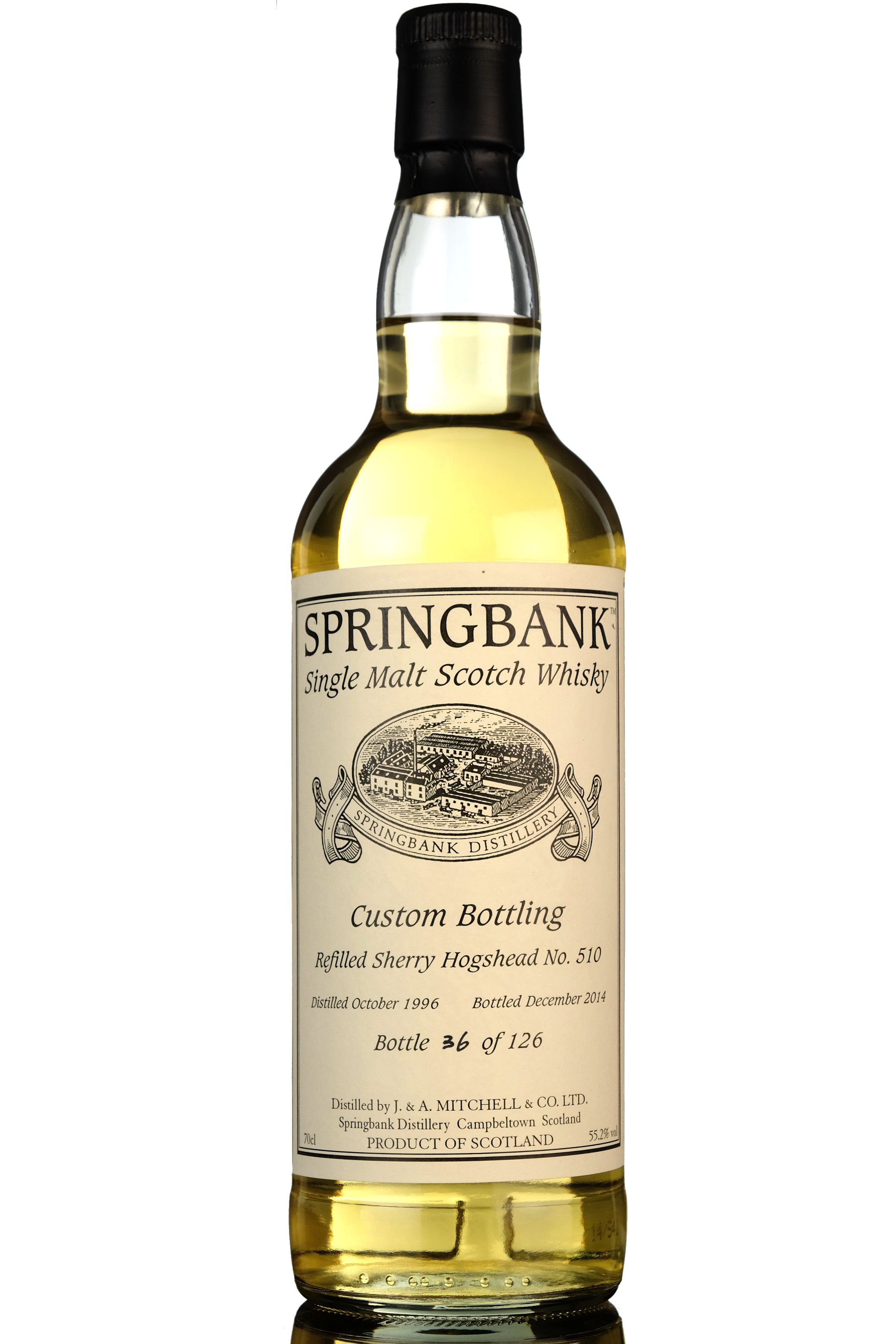 Springbank 1996-2014 - Custom Private Bottling - Single Cask 510