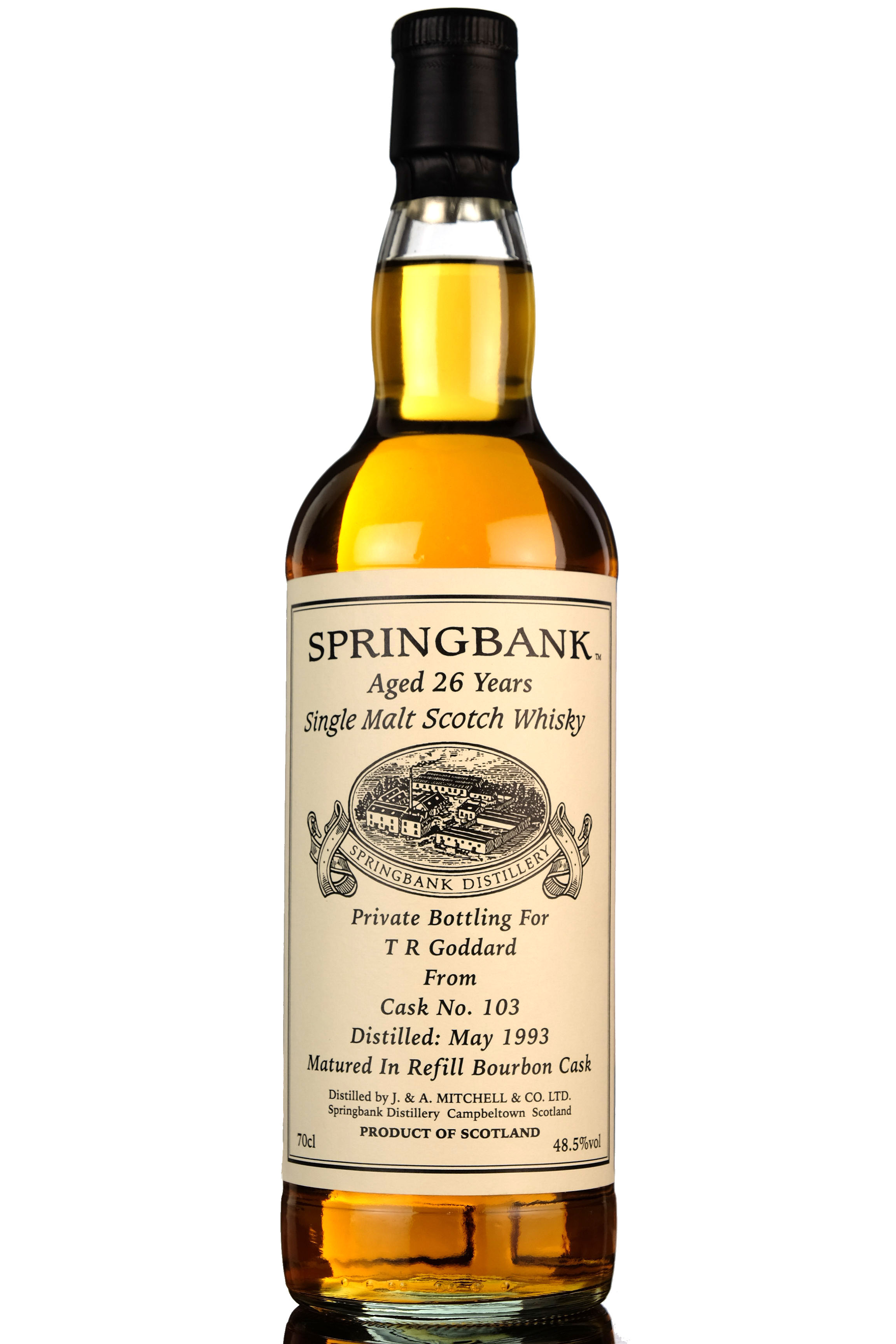 Springbank 1993 - 26 Year Old - Custom Private Bottling - Single Cask 103