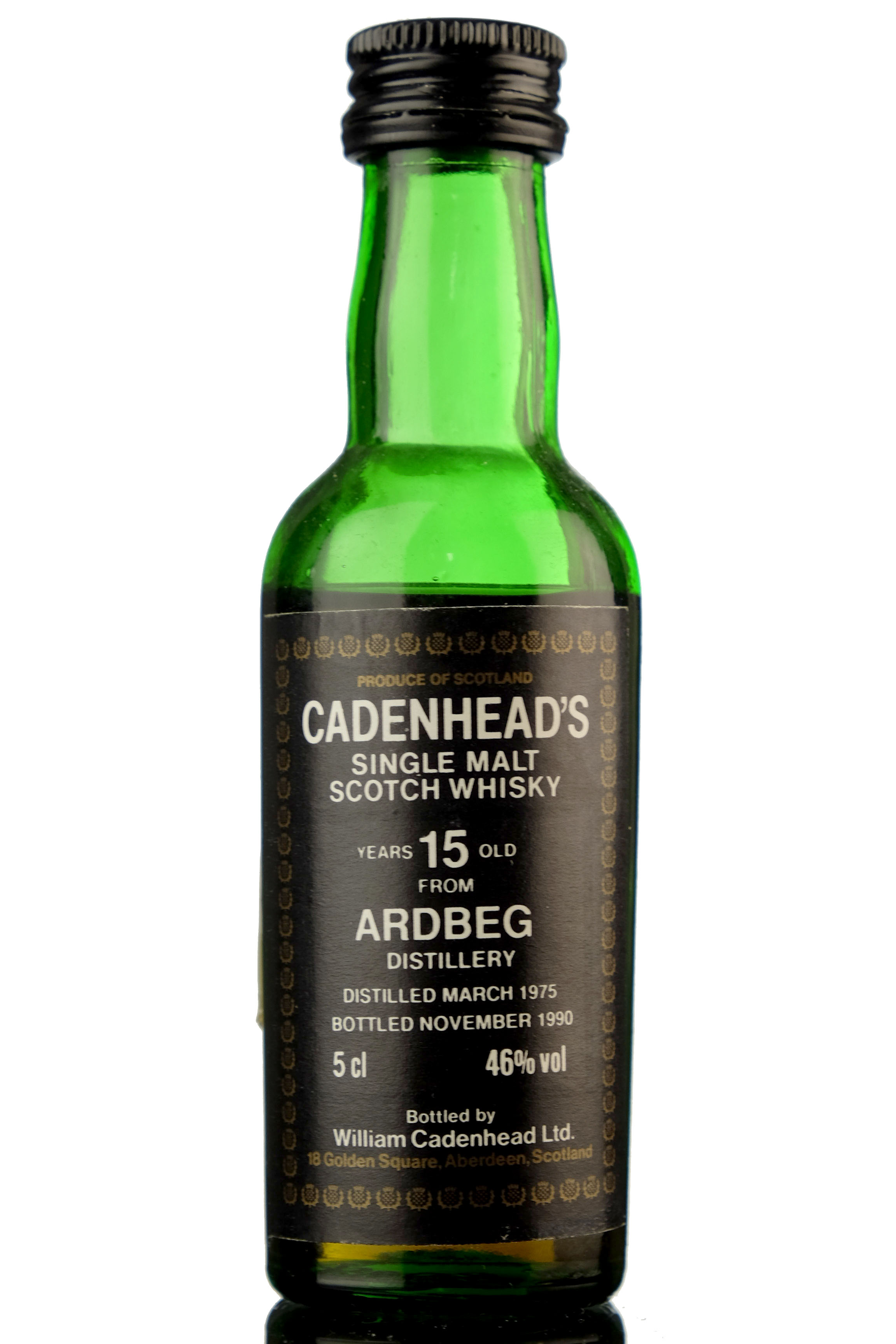 Ardbeg 1975-1990 - 15 Year Old - Cadenheads Miniature