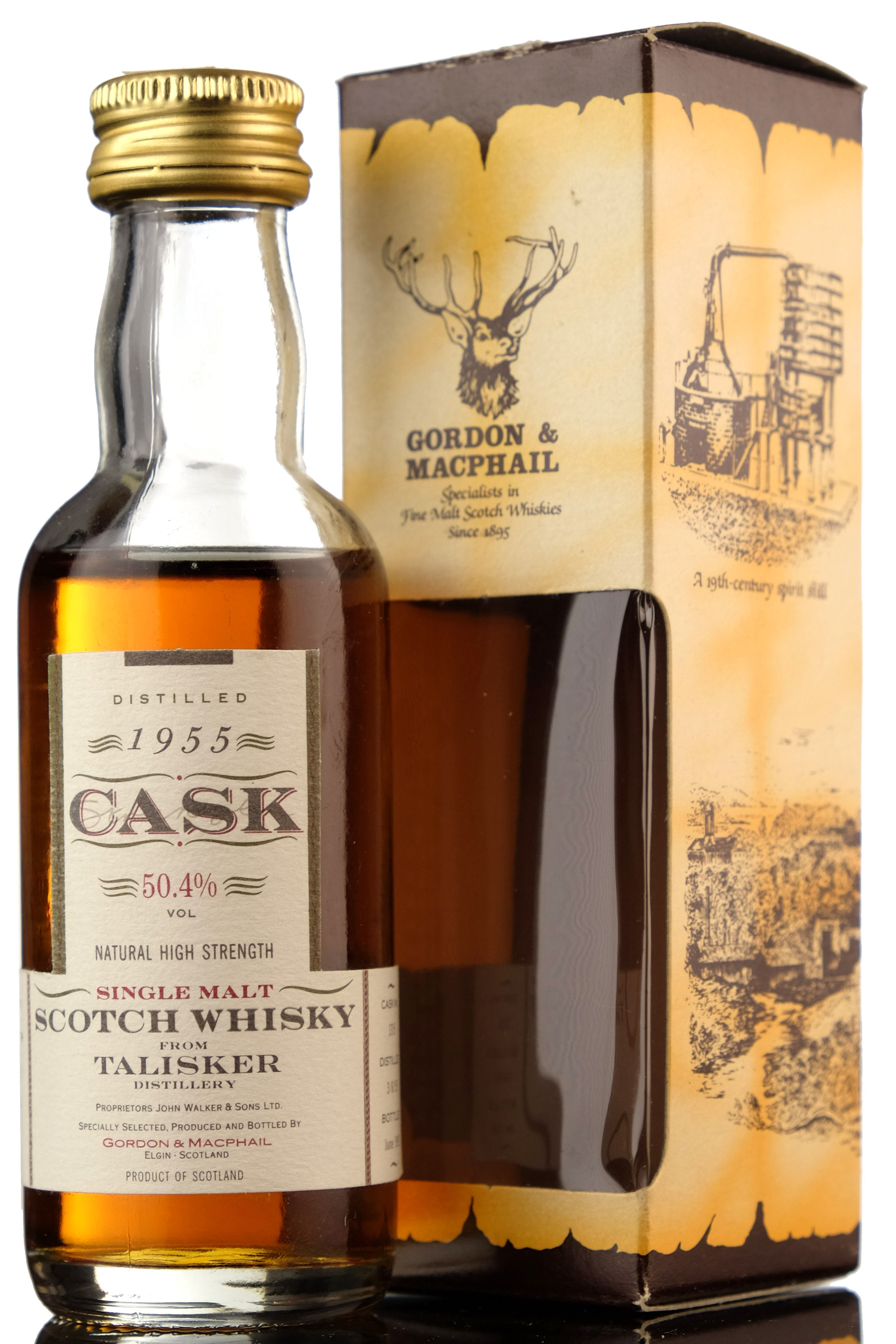 Talisker 1955-1992 - Cask Strength - Gordon & MacPhail Miniature