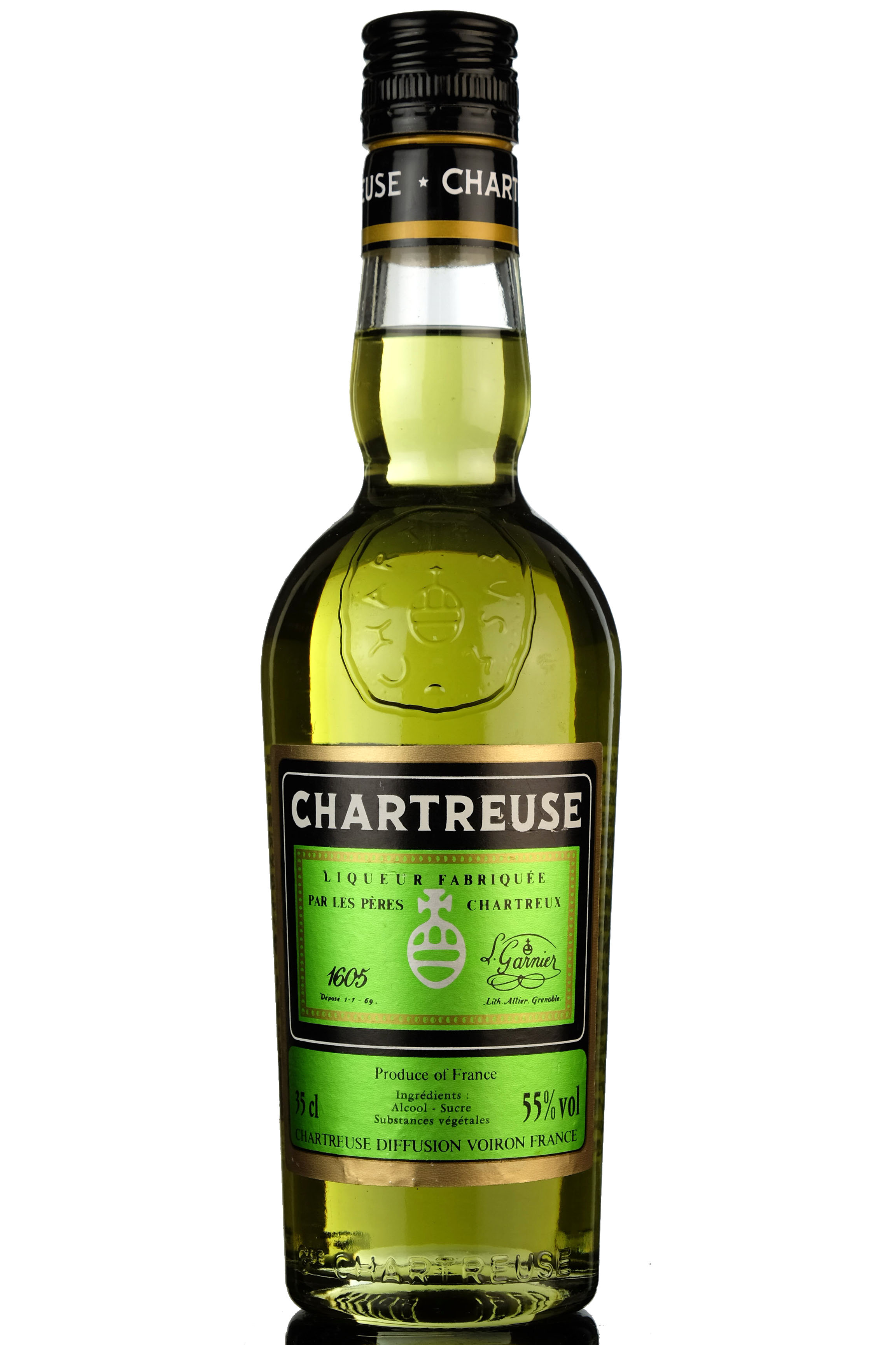 Chartreuse Liqueur - Fabriqvee Par Les Peres Chartrevx - Half Bottle