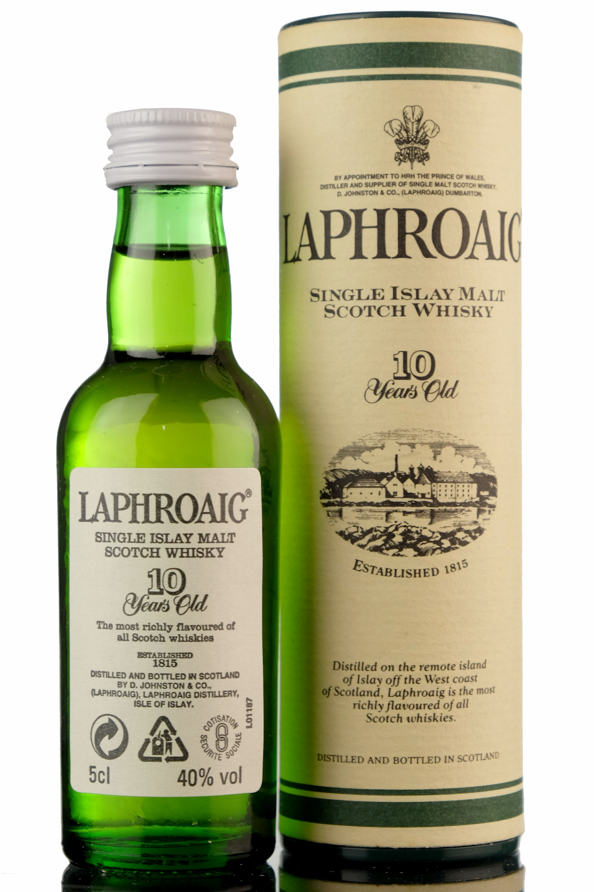 Laphroaig 10 Year Old Miniature