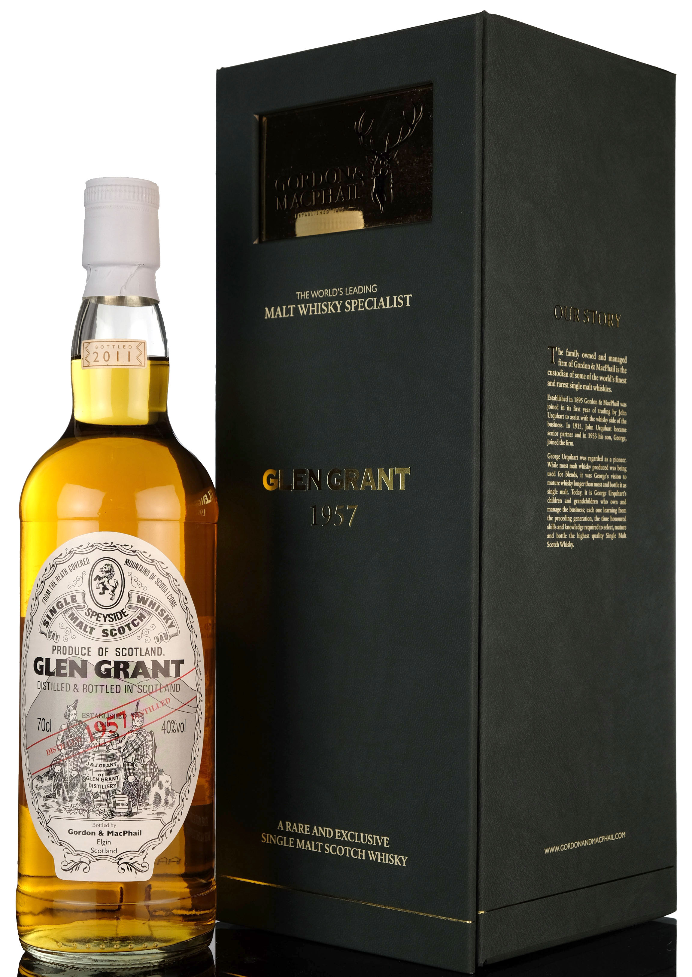 Glen Grant 1957-2011 - Gordon & MacPhail - Single Cask 3485 - First Fill Sherry