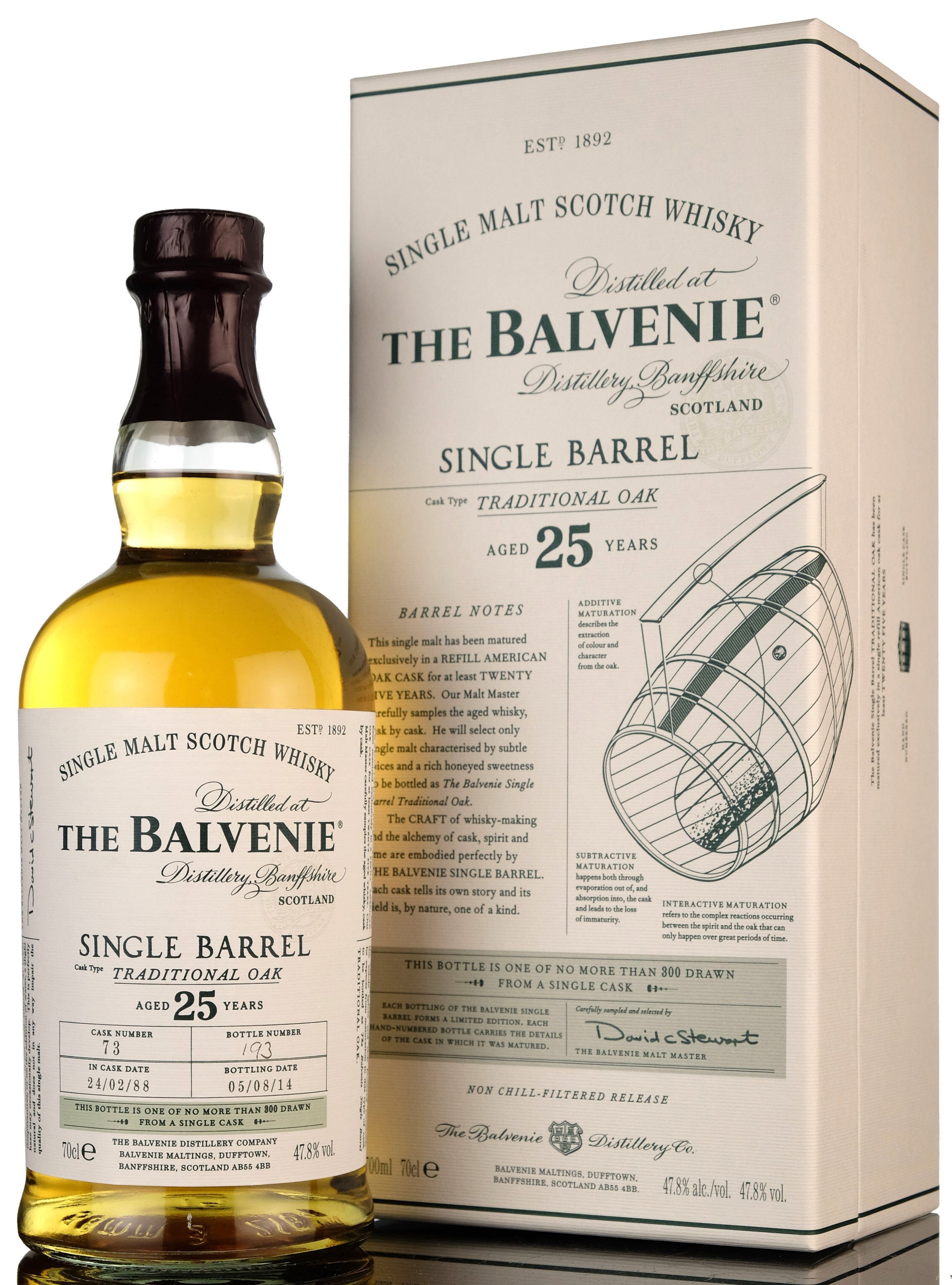 Balvenie 1988-2014 - 25 Year Old - Cask 73