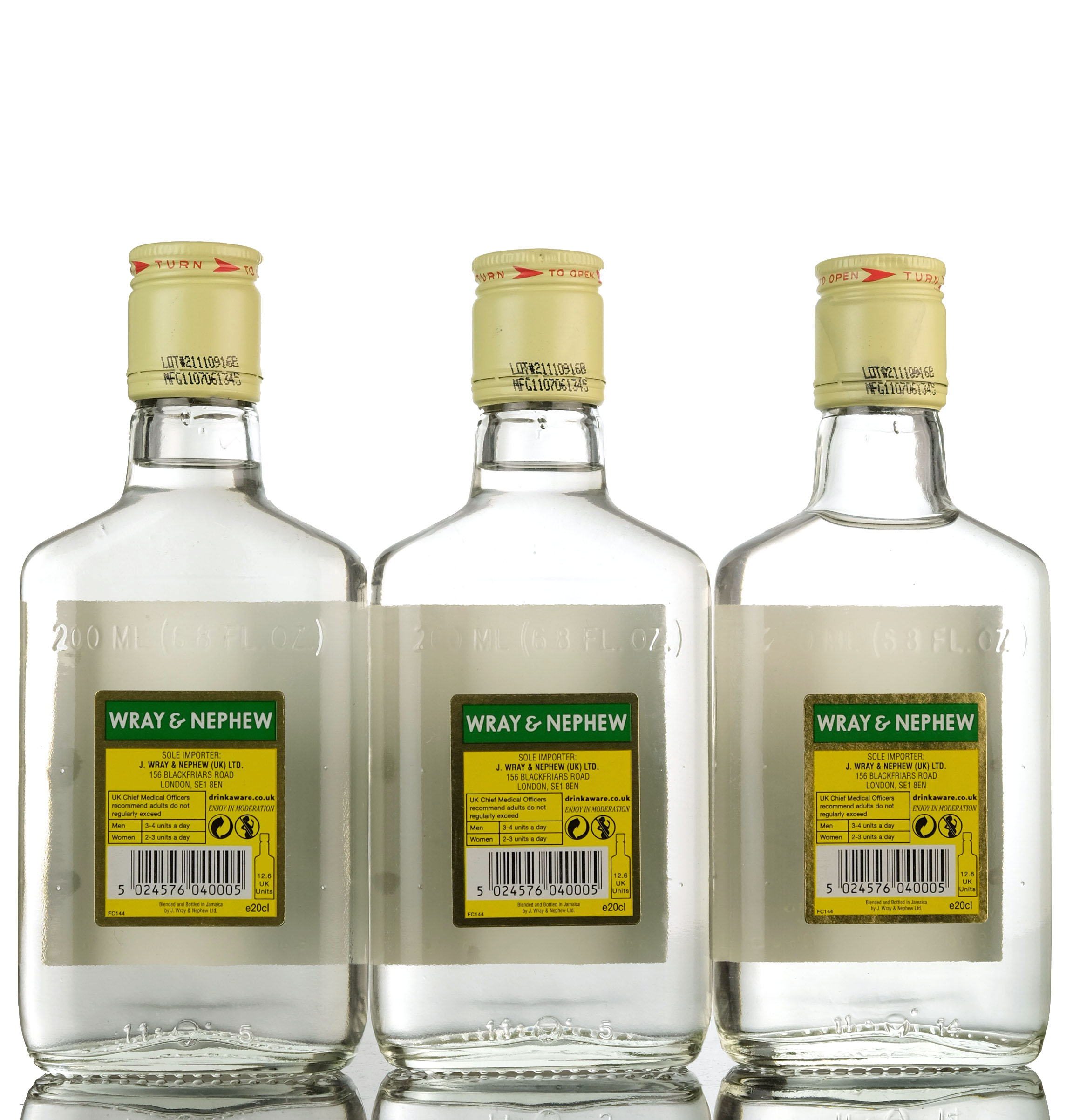 2 x Wray & Nephew White Rum - 20cl