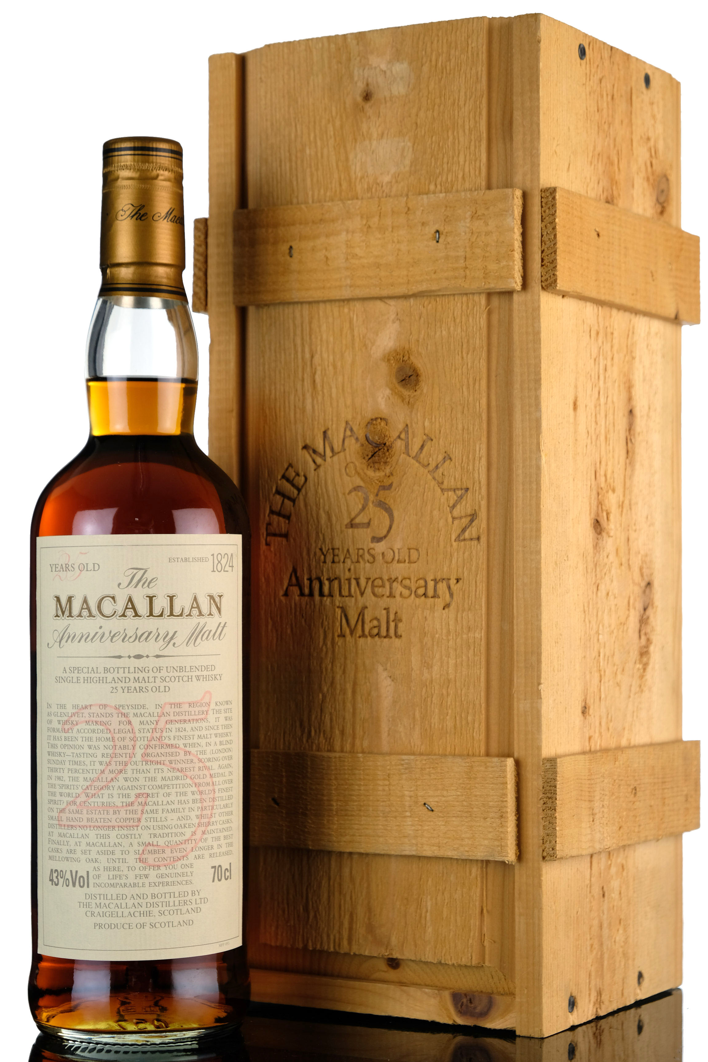 Macallan 25 Year Old - Anniversary Malt