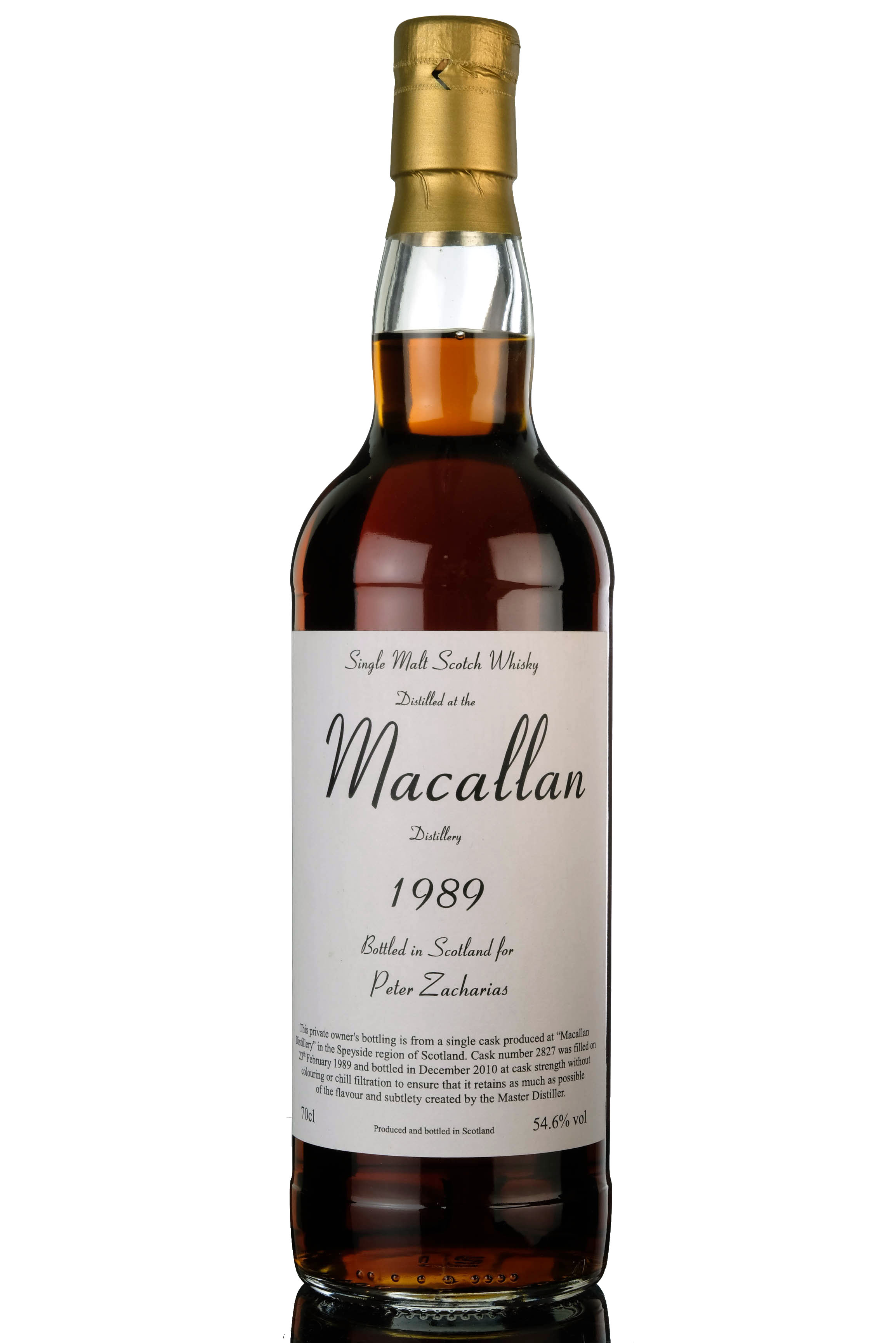 Macallan 1989-2010 - Private Single Cask 2827