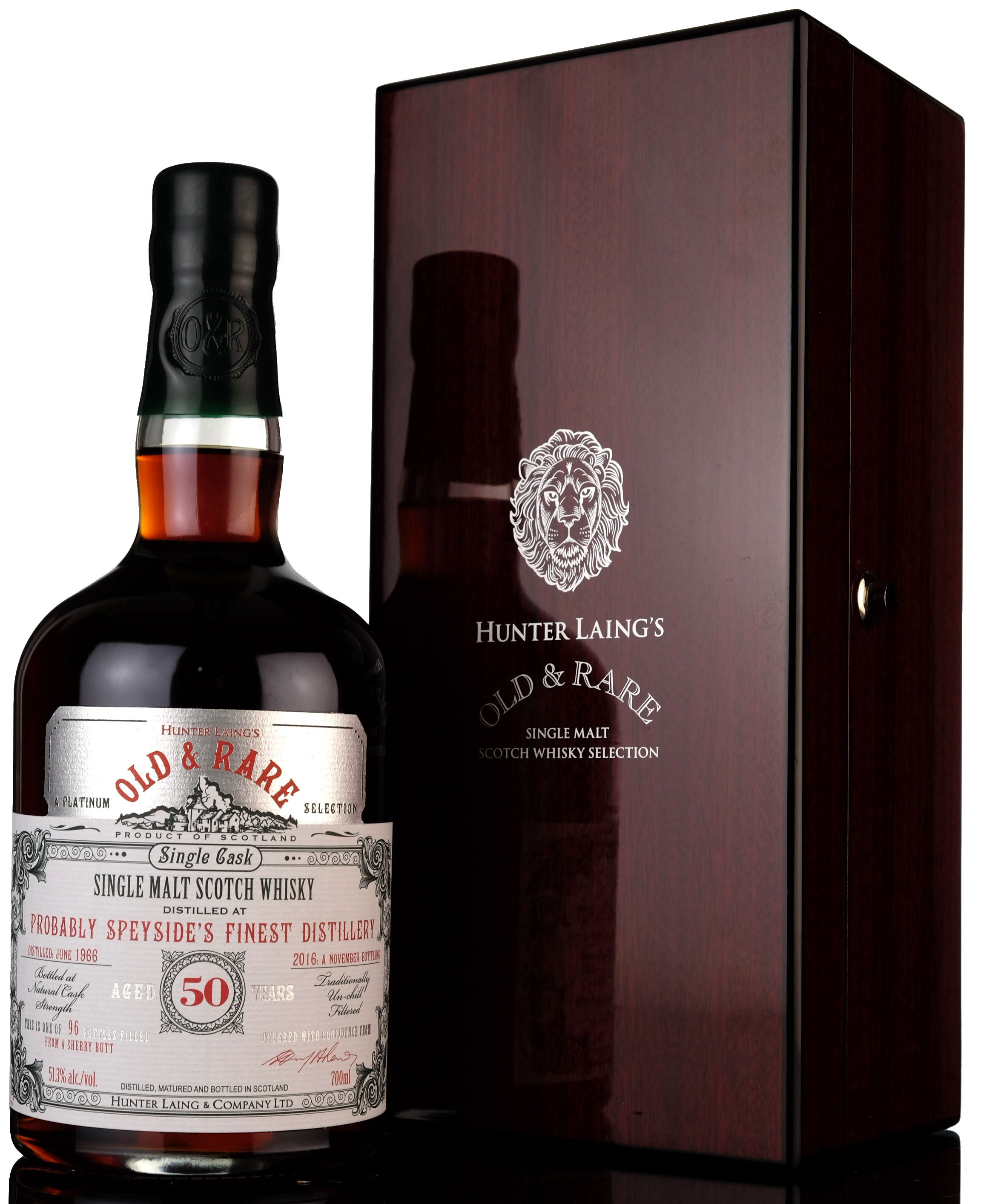 Probably Speysides Finest 1966-2016 - 50 Year Old - Hunter Laing - Old & Rare Platinum Sel