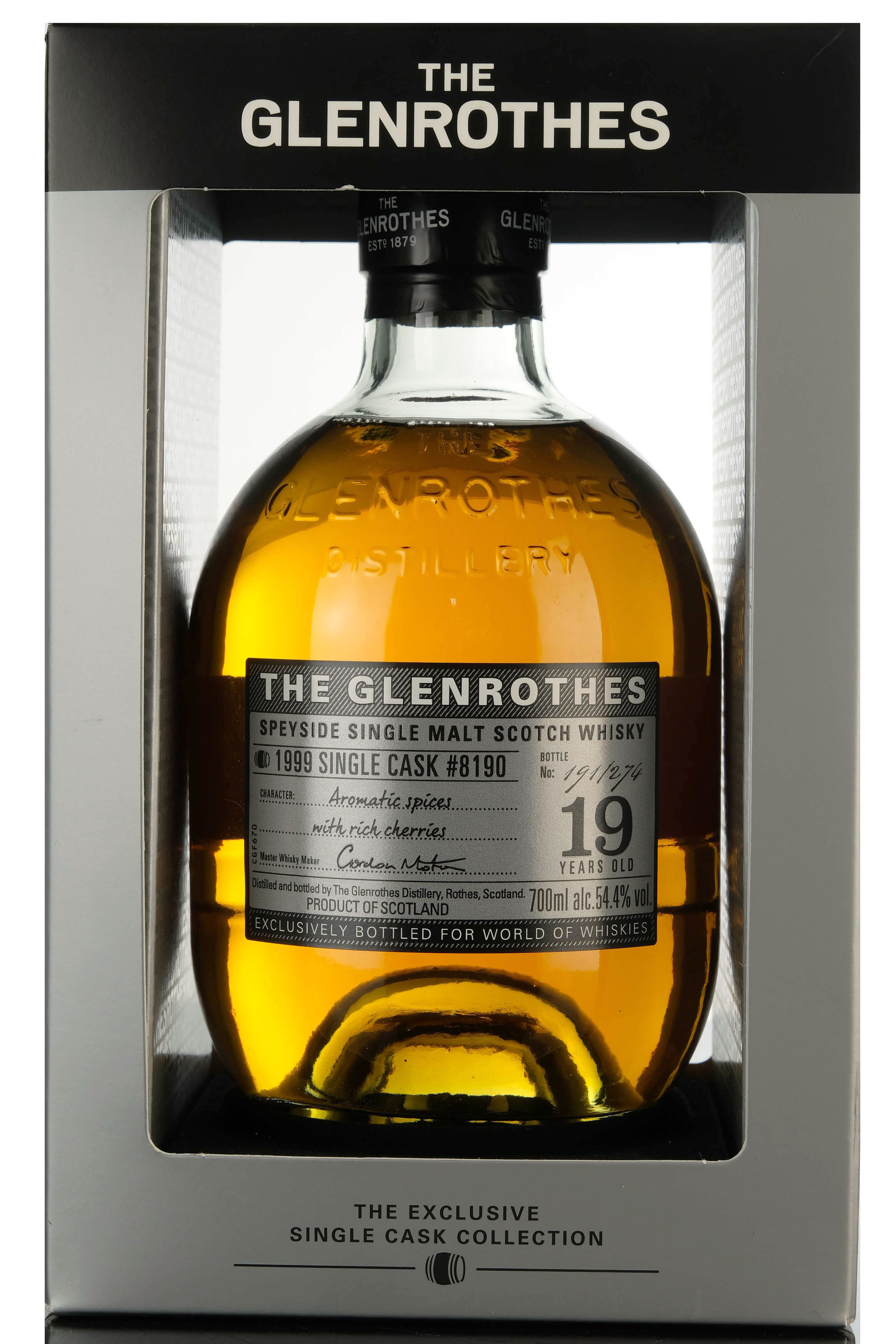 Glenrothes 1999 - 19 Year Old - Single Cask 8190