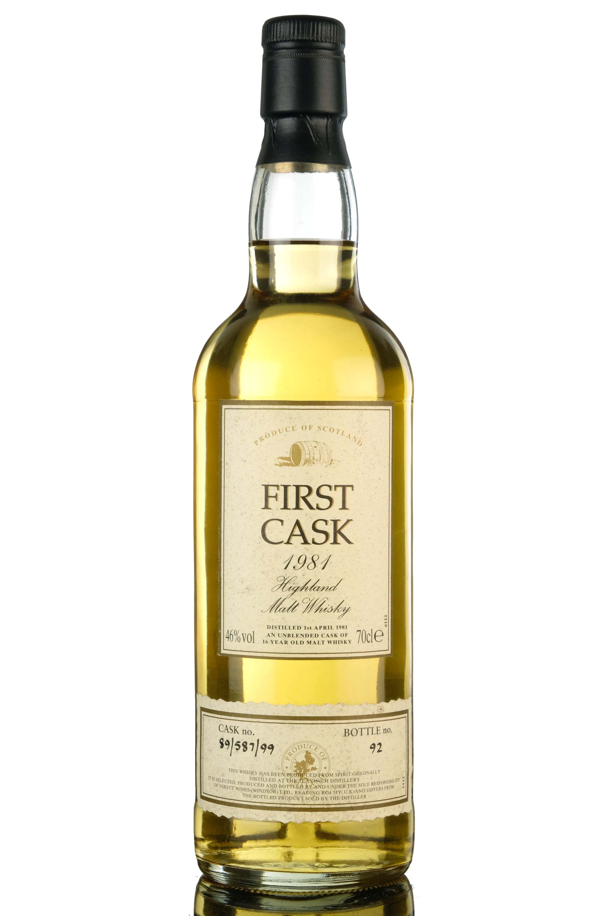 Teaninich 1981 - 16 Year Old - First Cask 89/587/99