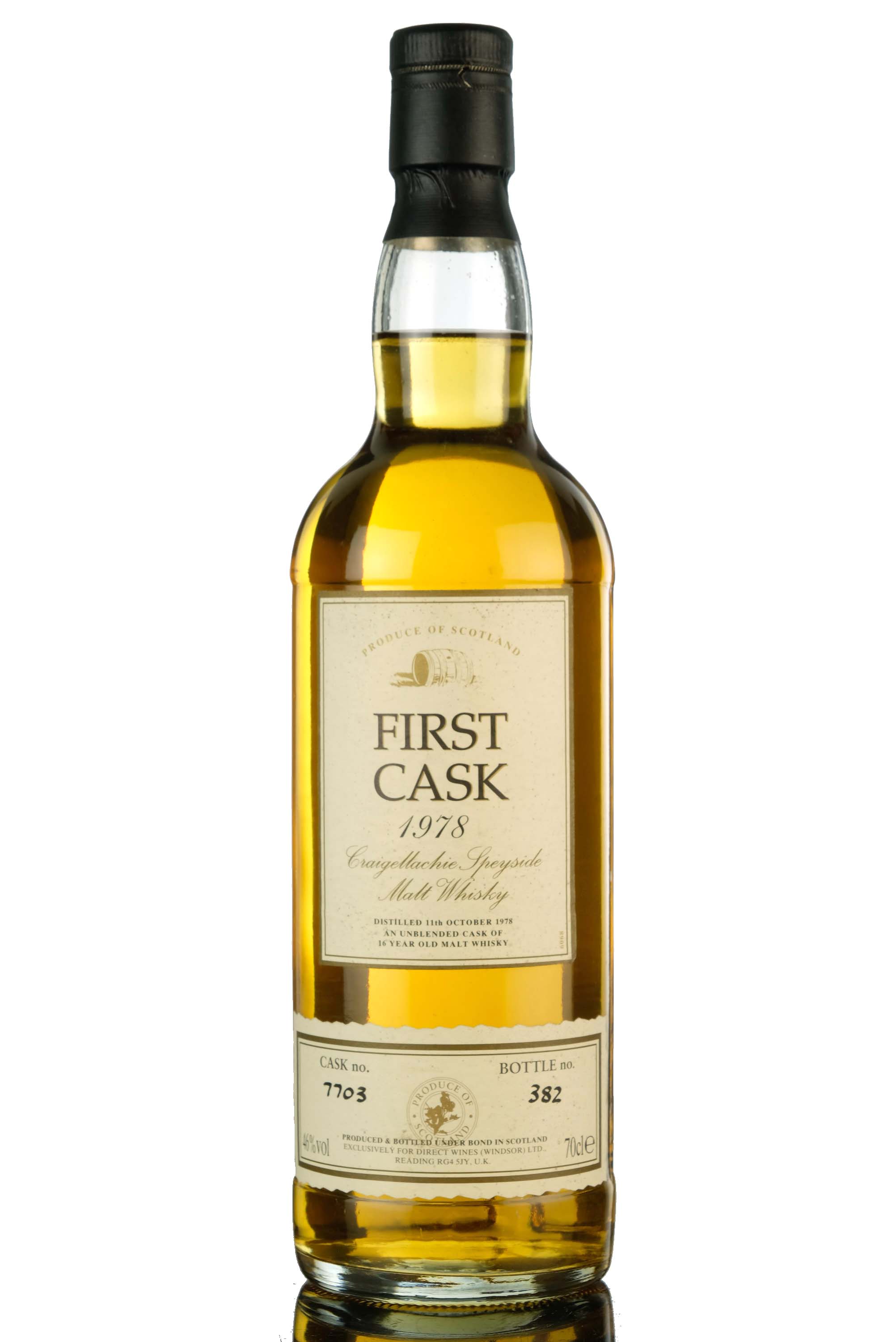 Craigellachie 1978 - 16 Year Old - First Cask - Single Cask 7703