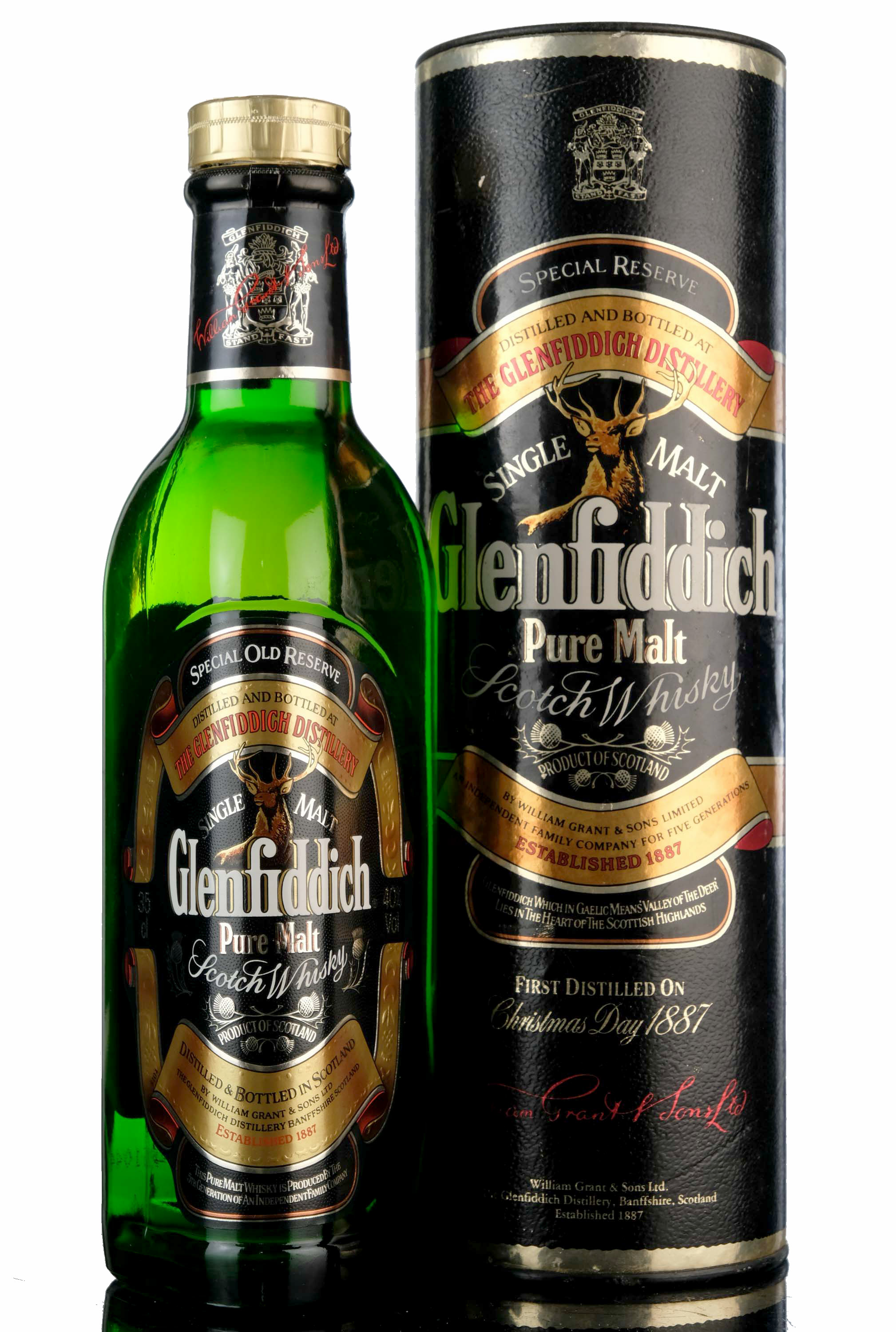 Glenfiddich Pure Malt - Half Bottle - Charity Auction Zero Buyers Fees