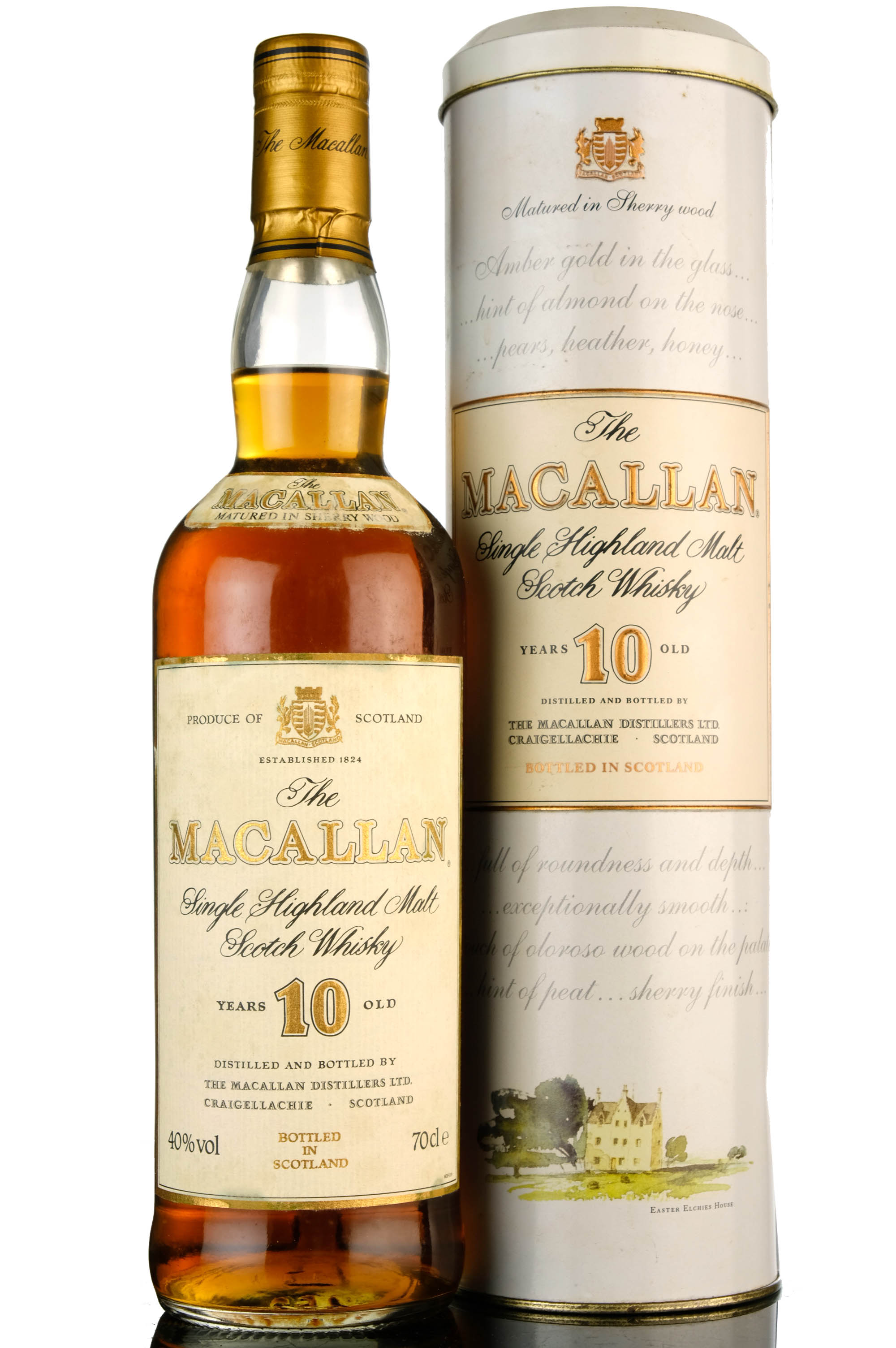 Macallan 10 Year Old - Sherry Cask - 1990s - Tin Edition