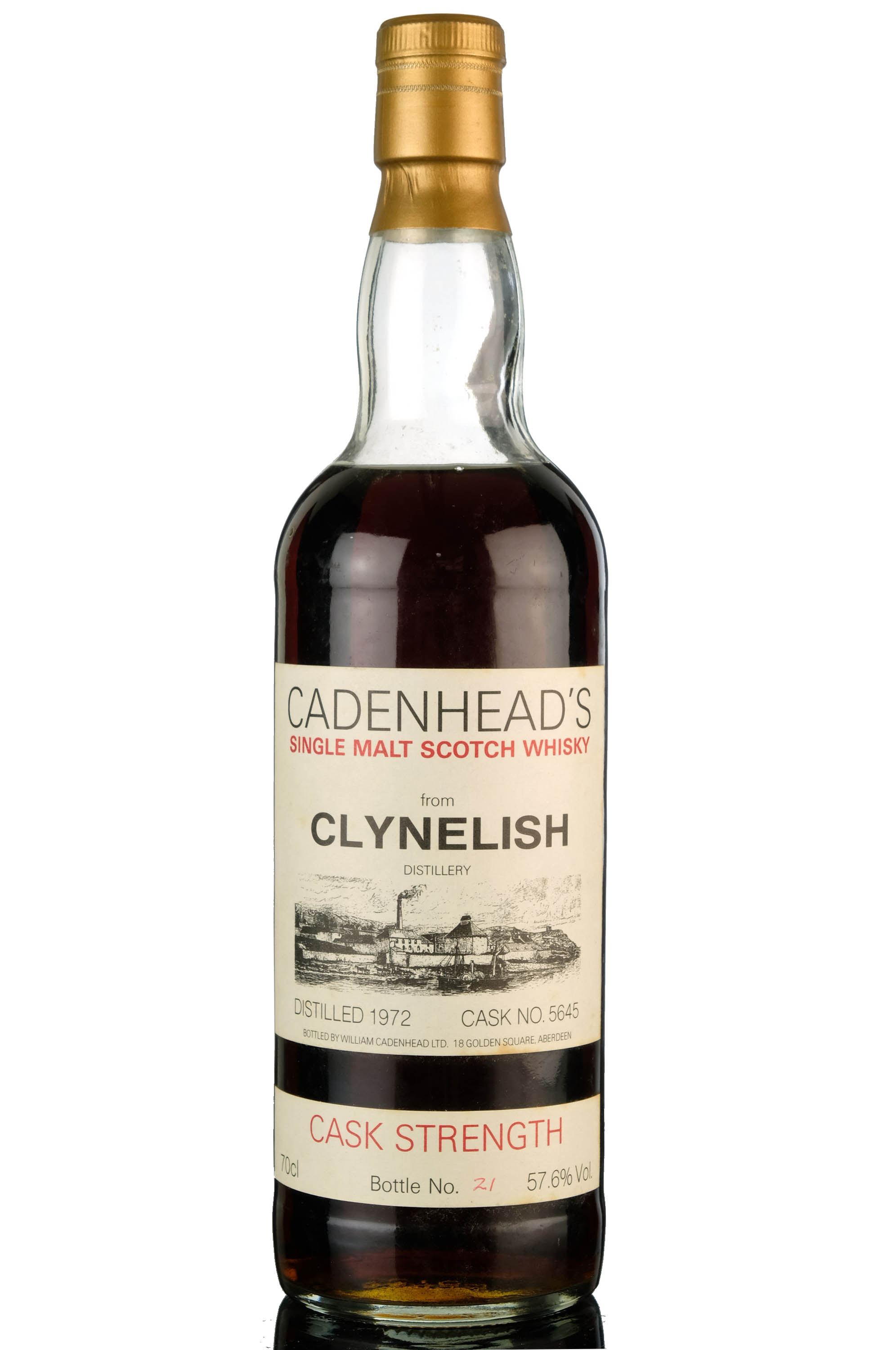 Clynelish 1972 - Cadenheads Cask Strength 5645