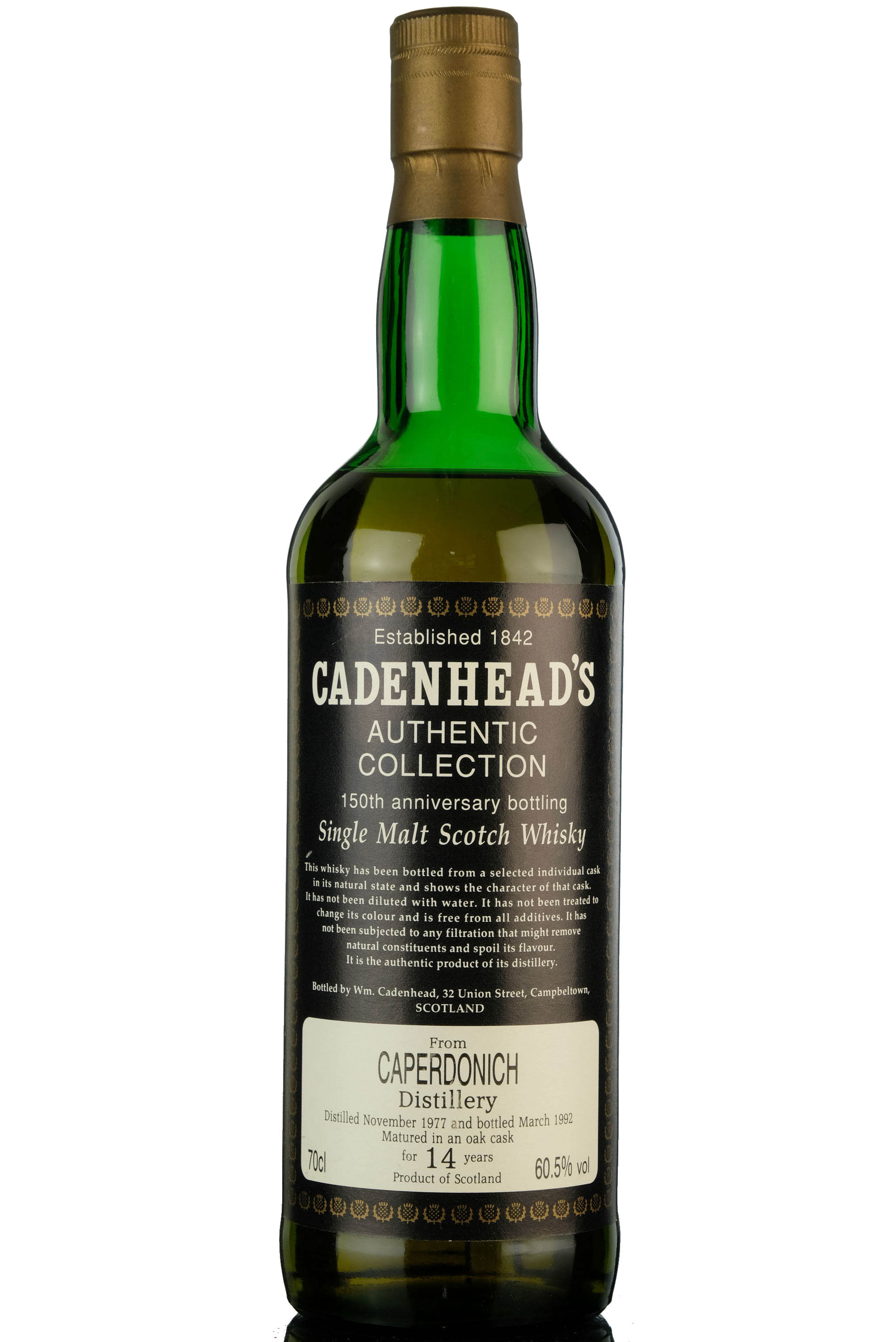 Caperdonich 1977-1992 - 14 Year Old - Cadenheads Authentic Collection