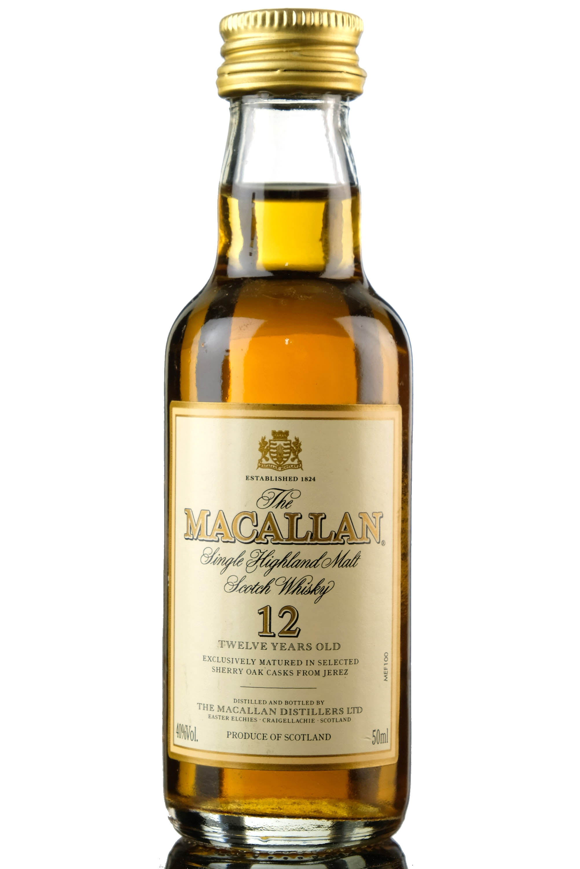 Macallan 12 Year Old Miniature