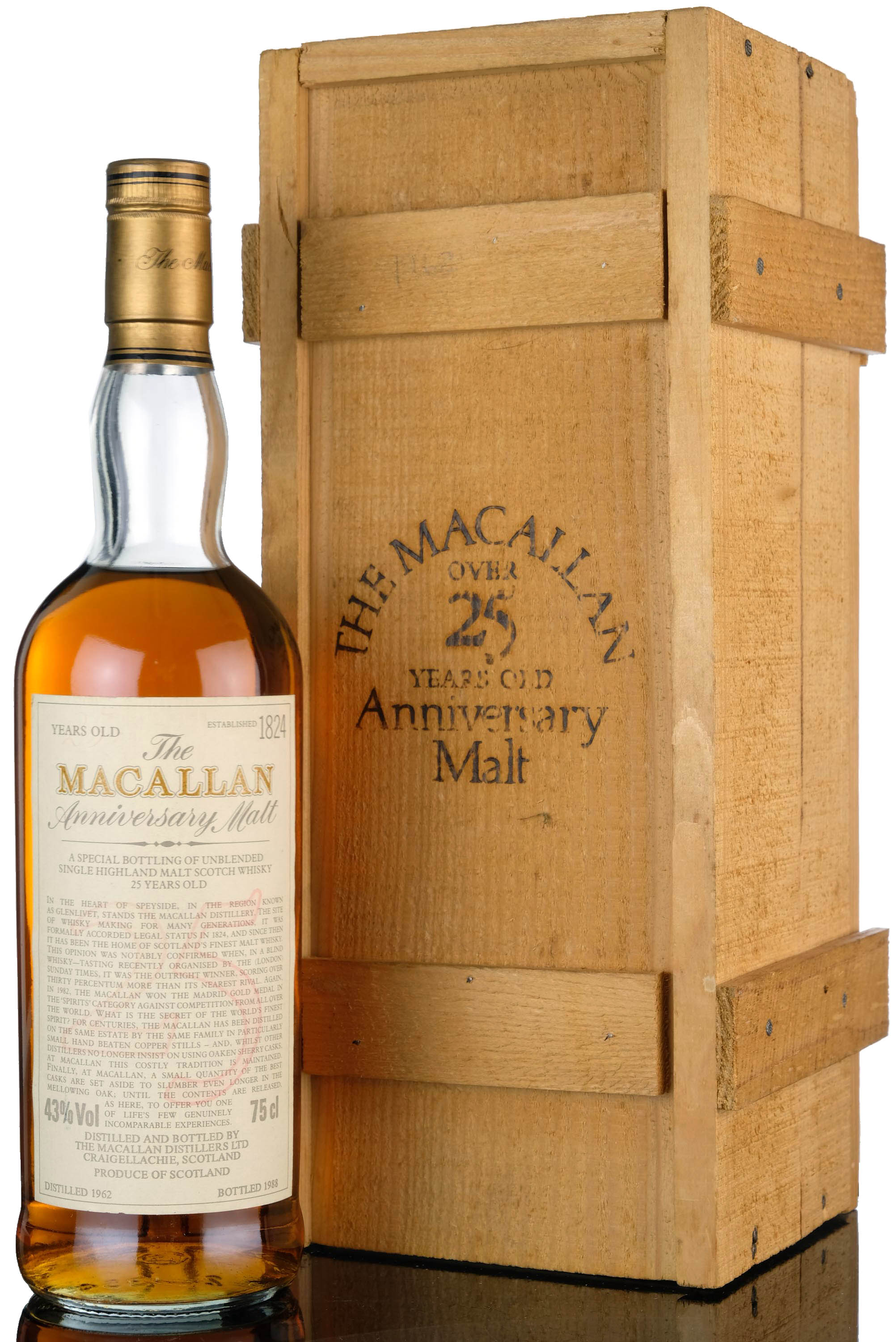 Macallan 1962-1988 - 25 Year Old - Anniversary Malt