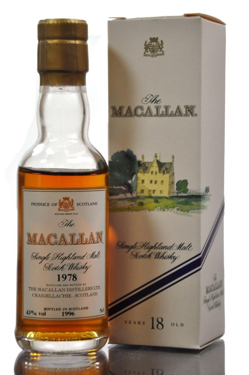 Macallan 1978-1996 - Sherry Cask - Miniature