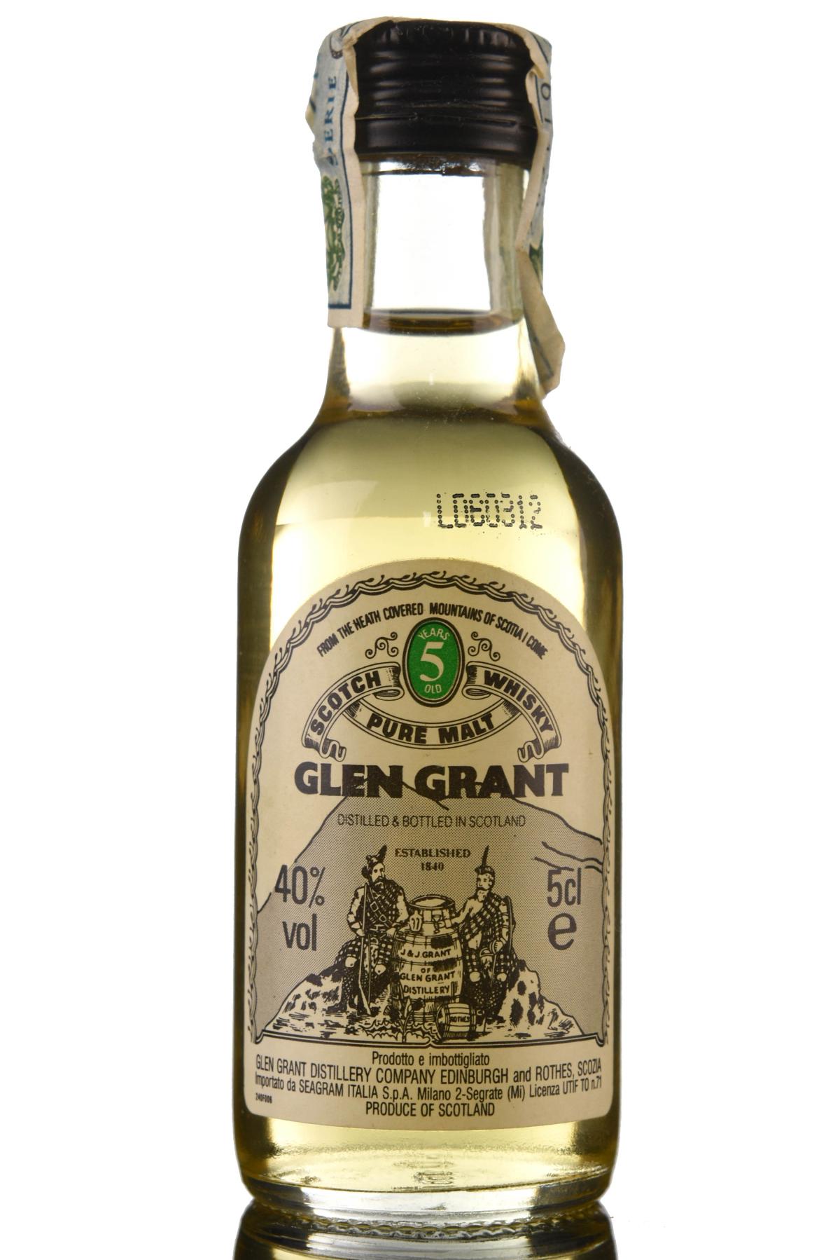 Glen Grant 5 Year Old Miniature