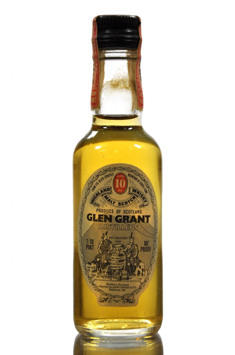 Glen Grant 10 Year Old - 86 Proof Miniature