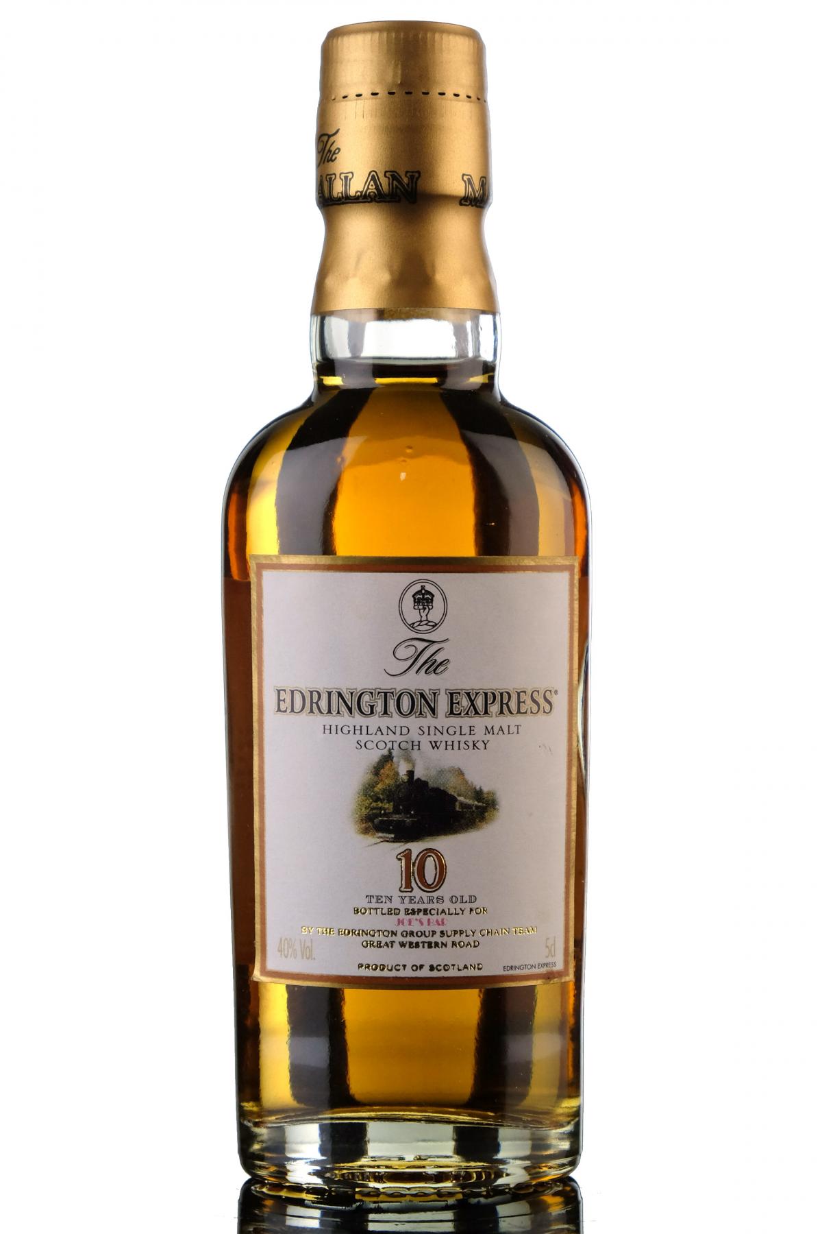 Macallan 10 Year Old - Edrington Express - Miniature