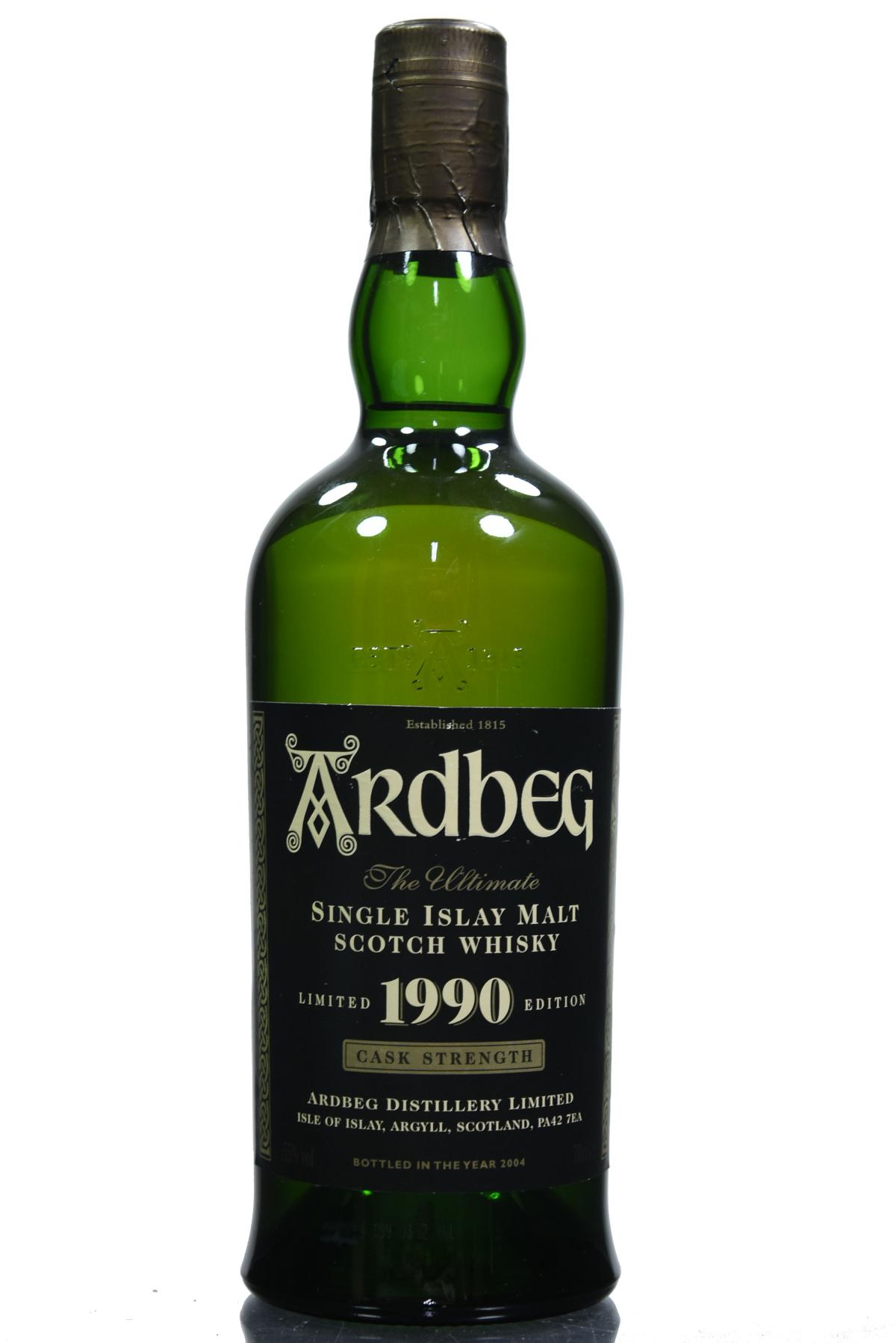 Ardbeg 1990-2004 - 13 Year Old - Cask Strength