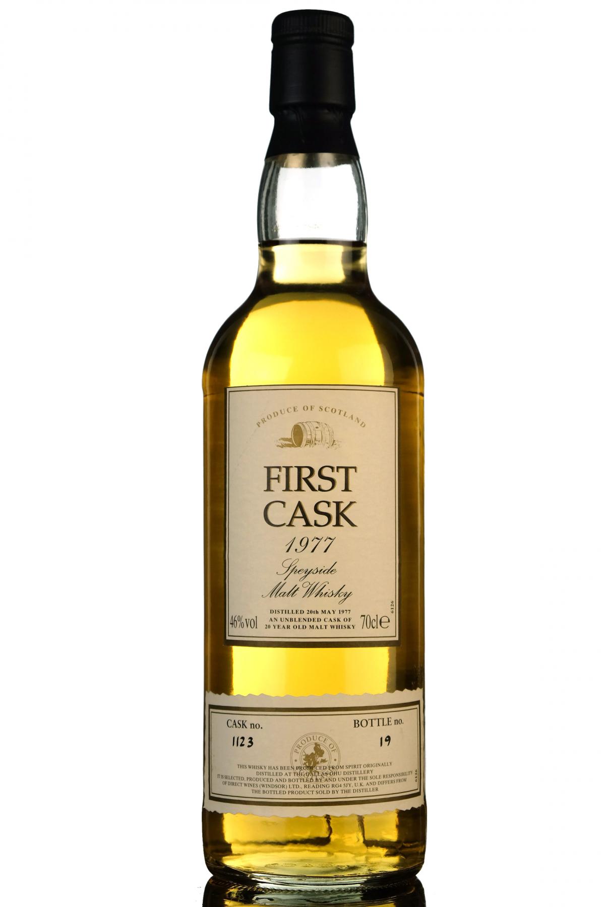 Dallas Dhu 1977 - 20 Year Old - First Cask - Single Cask 1123