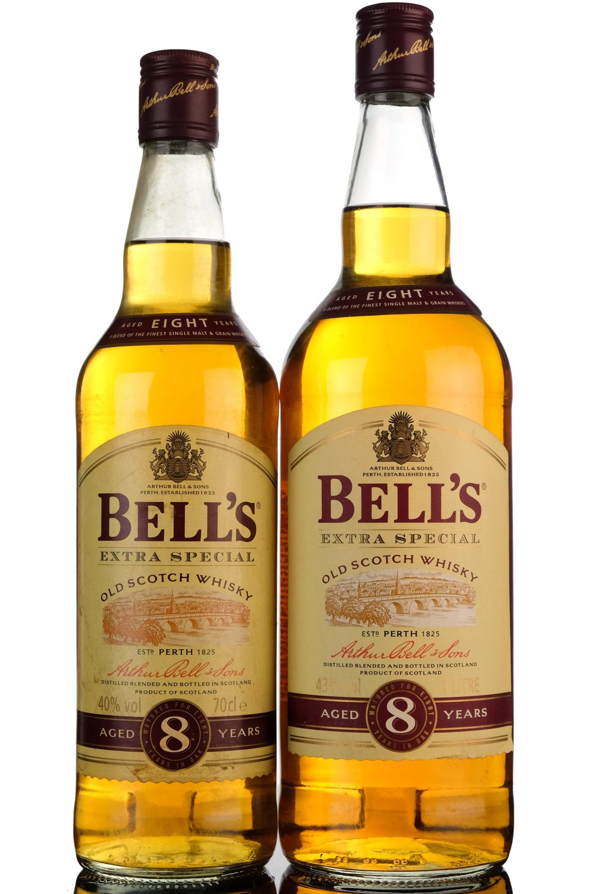 2 x Bells 8 Year Old