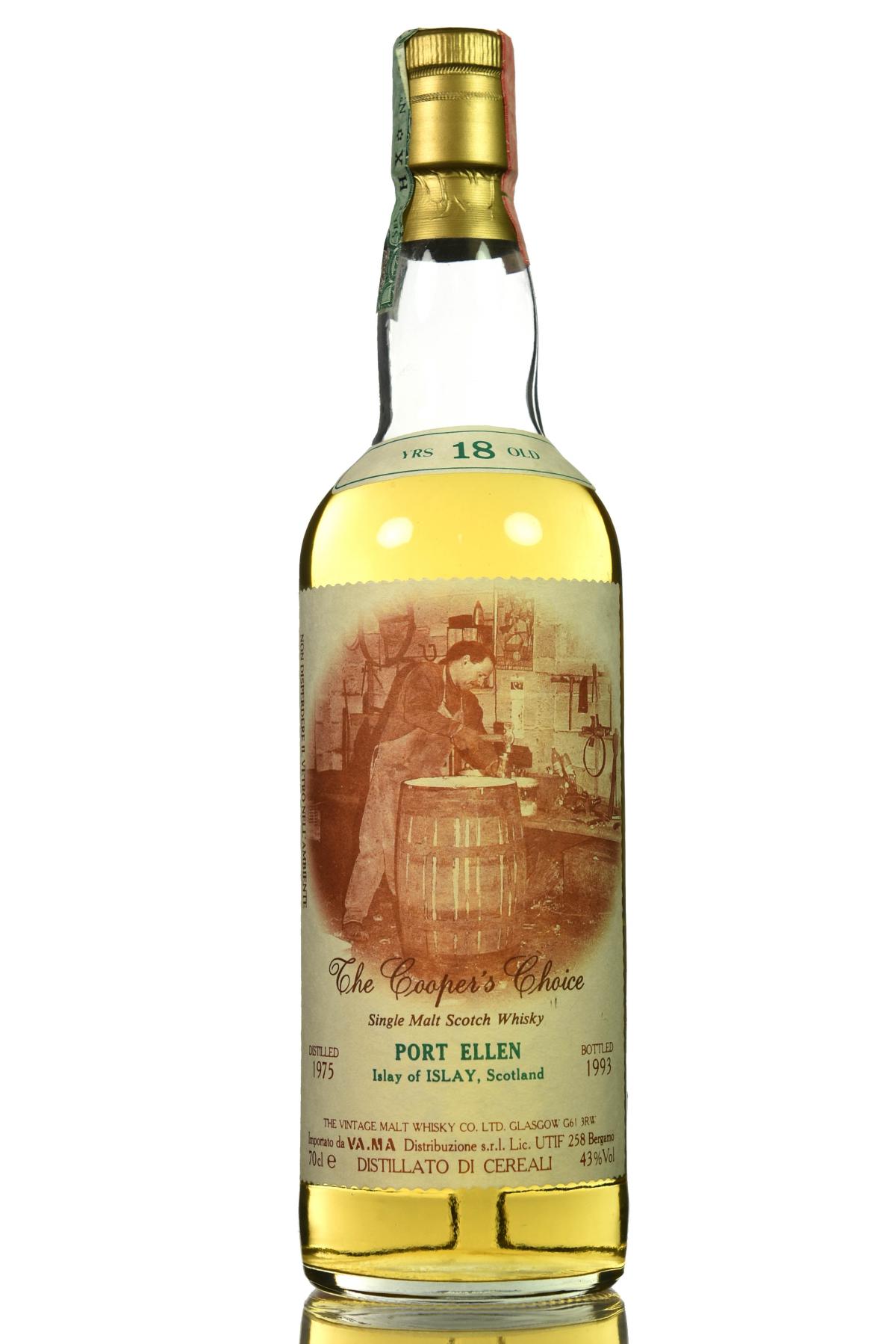 Port Ellen 1975-1993 - 18 Year Old - Coopers Choice