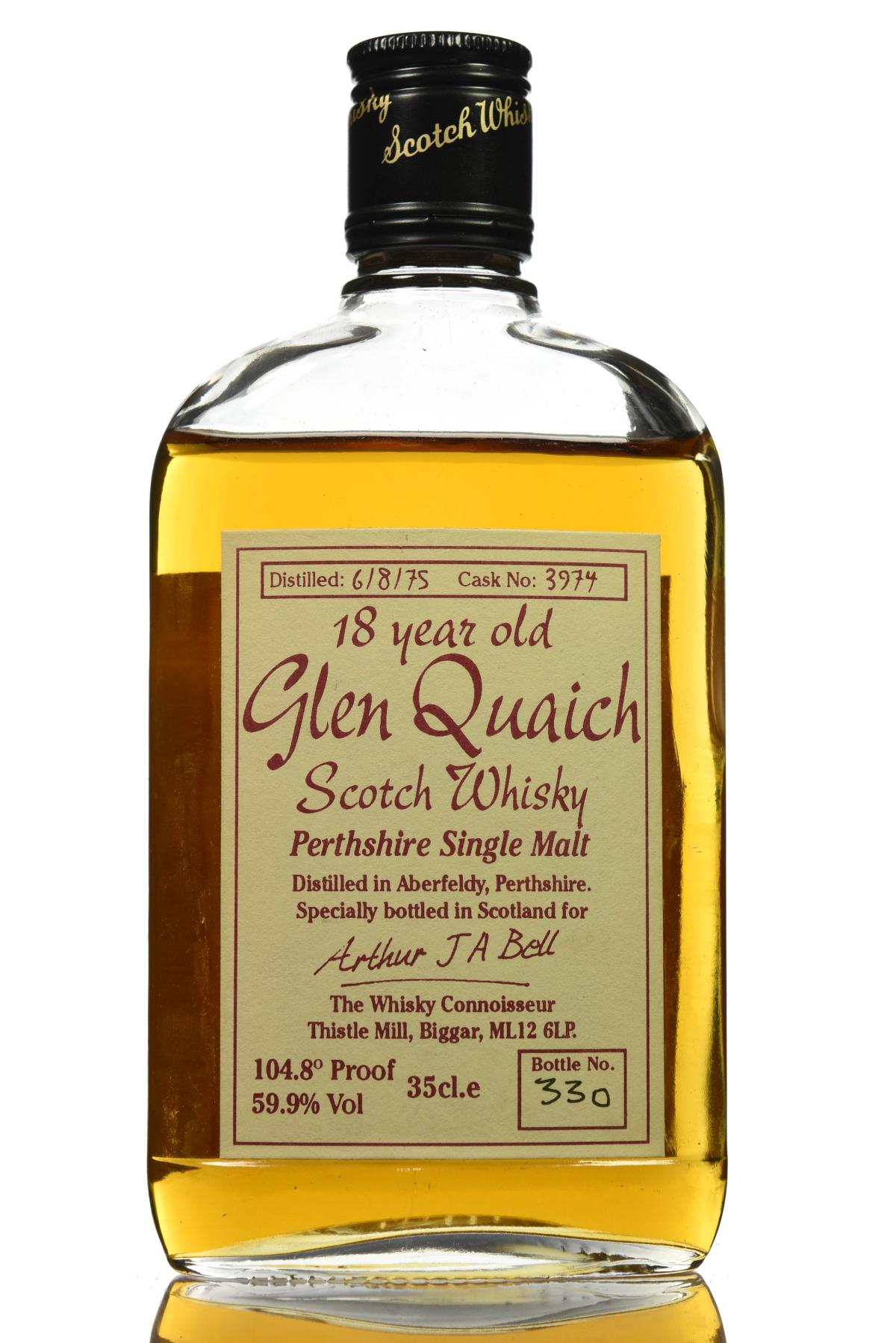 Glen Quaich 1975 - 18 Year Old -  Cask 3974 - 35cl