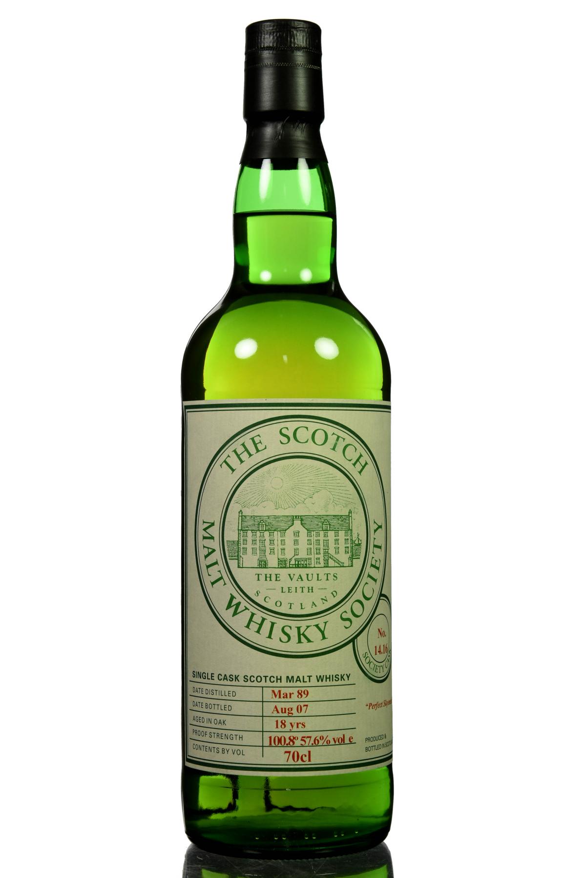 Talisker 1989-2007 - 18 Year Old - SMWS 14.16