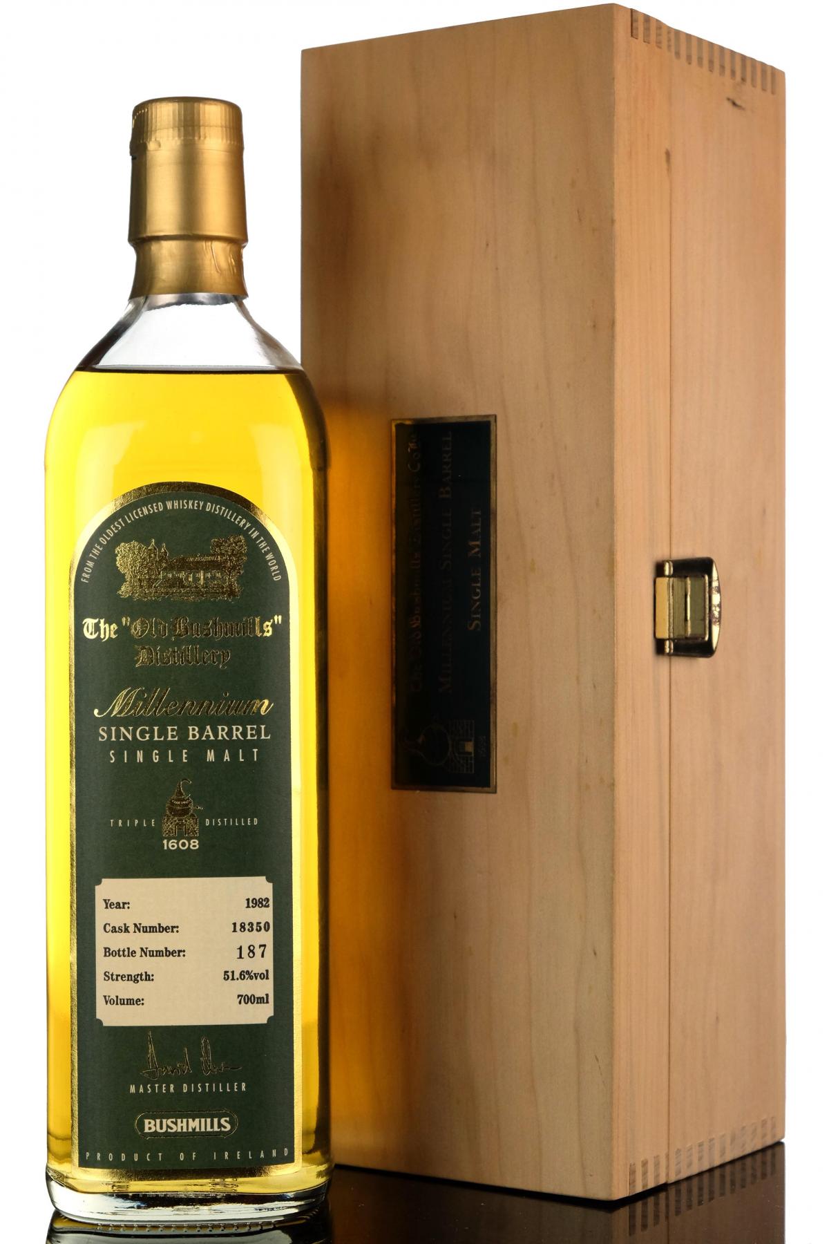 Bushmills 1982 - Millennium Irish Whiskey - Single Cask 18350