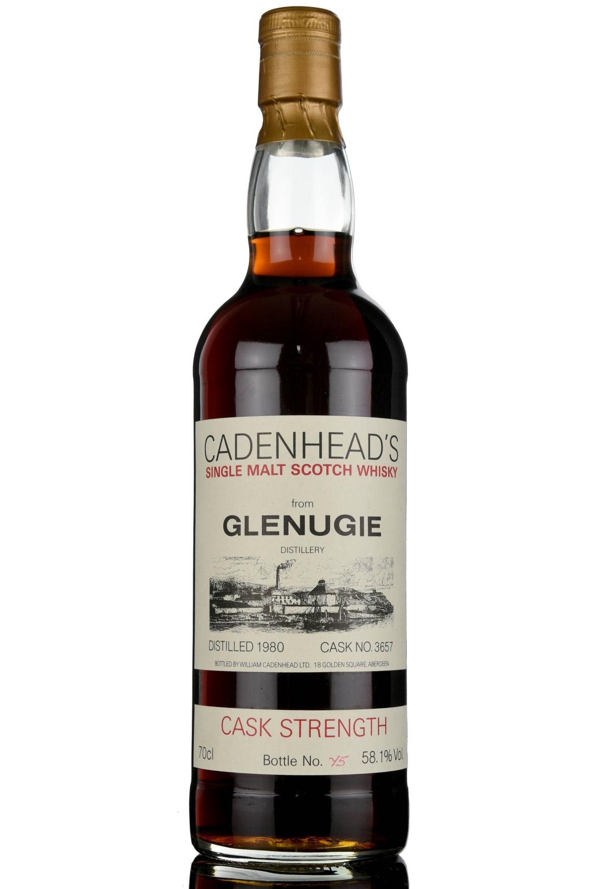 Glenugie 1980 - Cadenheads Cask Strength 3657