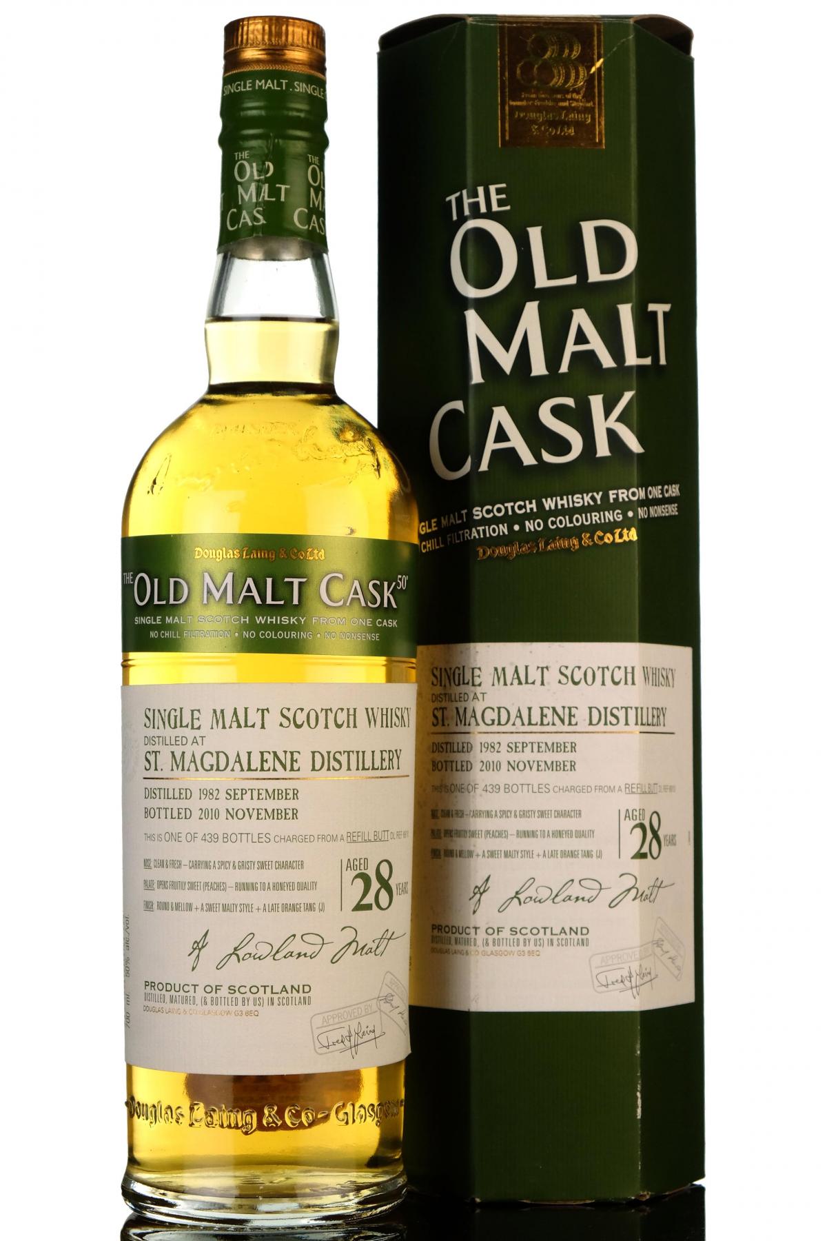 St magdalene 1982-2010 - 28 Year Old - Douglas Laing - Old Malt Cask