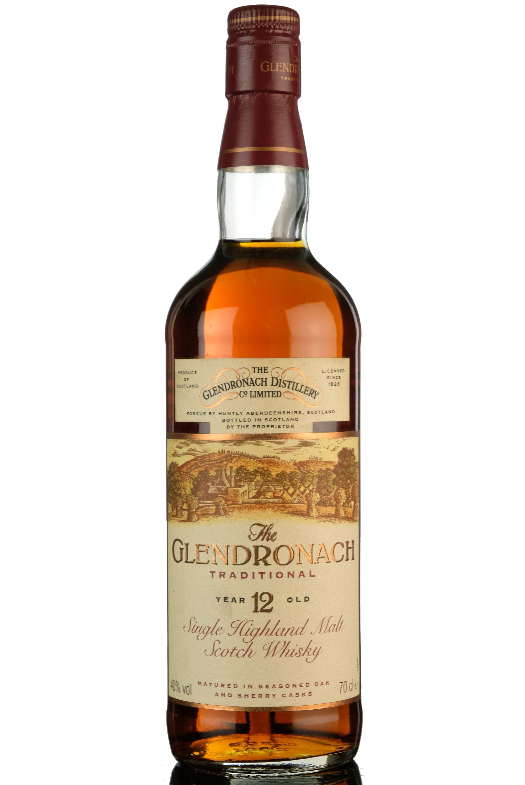 Glendronach 12 Year Old - Traditional - 1990s